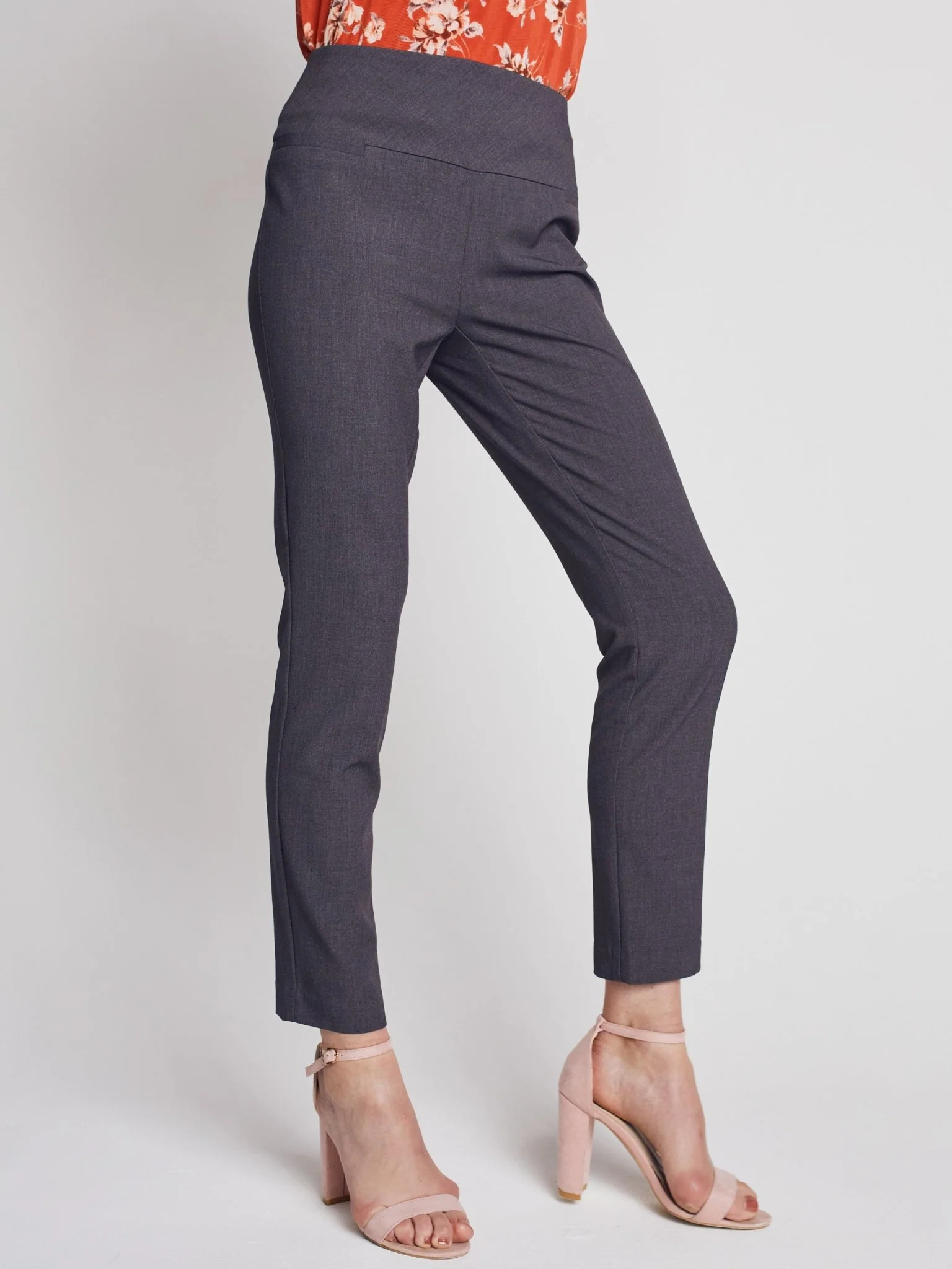 Roz & Ali™ Secret Agent Pants Tummy Control  Slim Leg Pants - Image 17