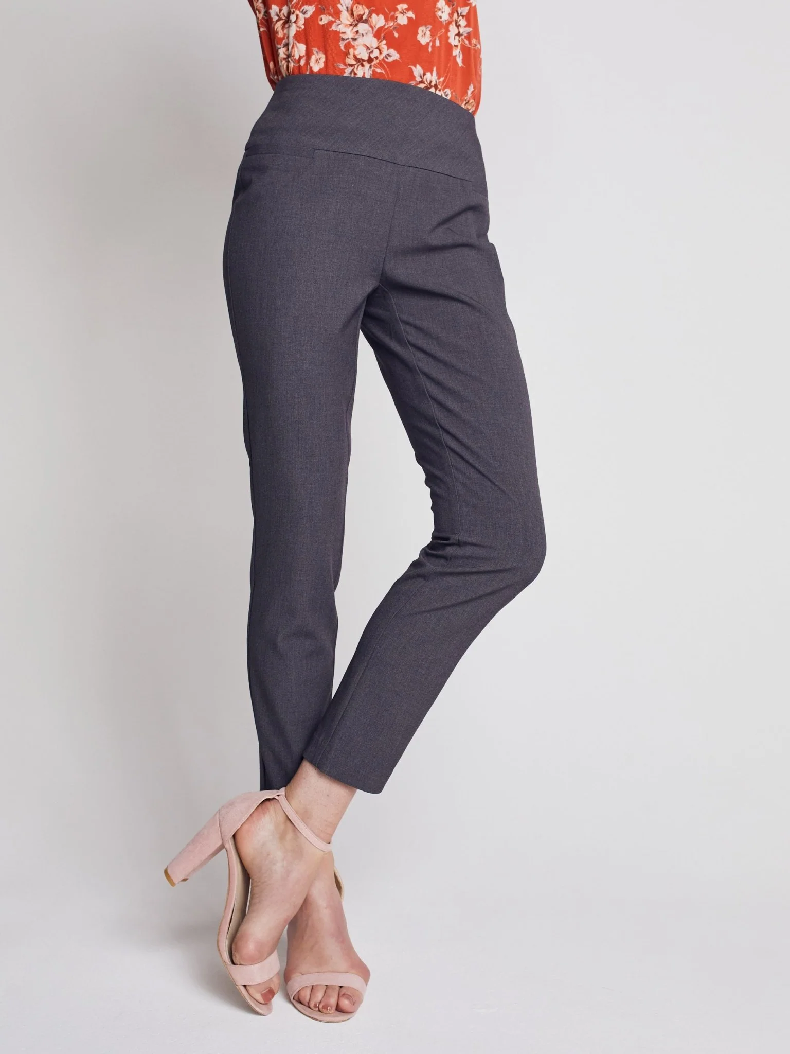 Roz & Ali™ Secret Agent Pants Tummy Control  Slim Leg Pants - Image 18