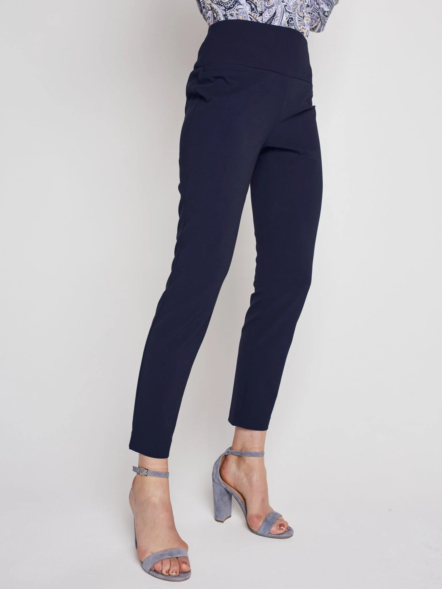 Roz & Ali™ Secret Agent Pants Tummy Control  Slim Leg Pants - Image 24
