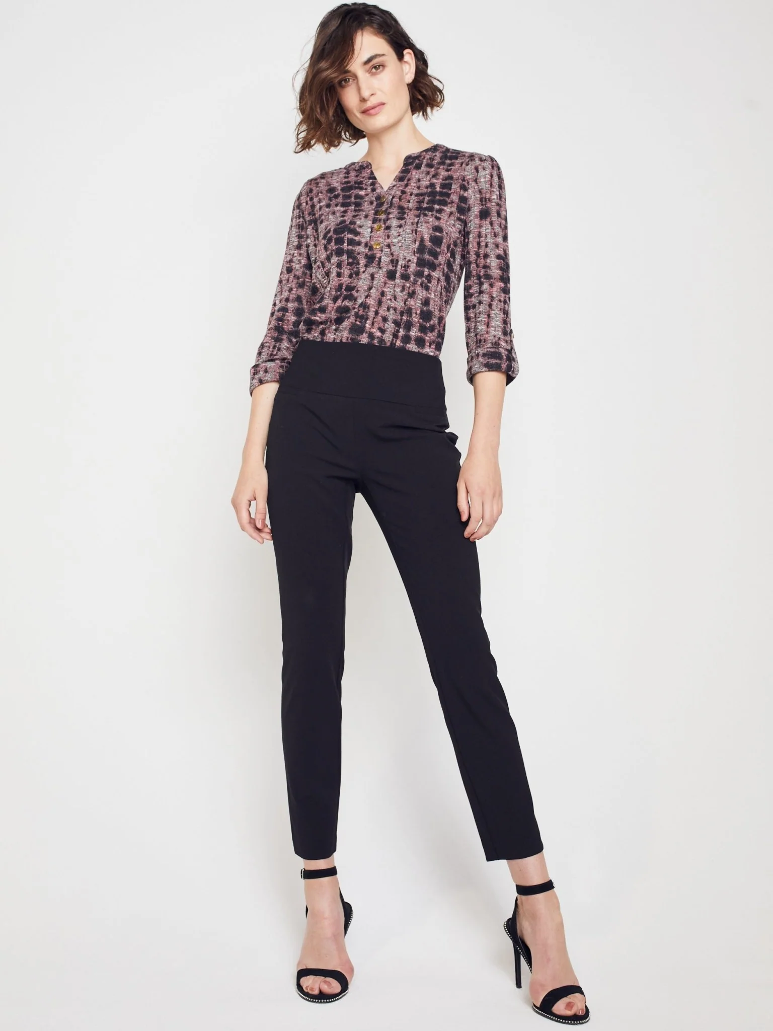 Roz & Ali™ Secret Agent Pants Tummy Control  Slim Leg Pants - Image 5
