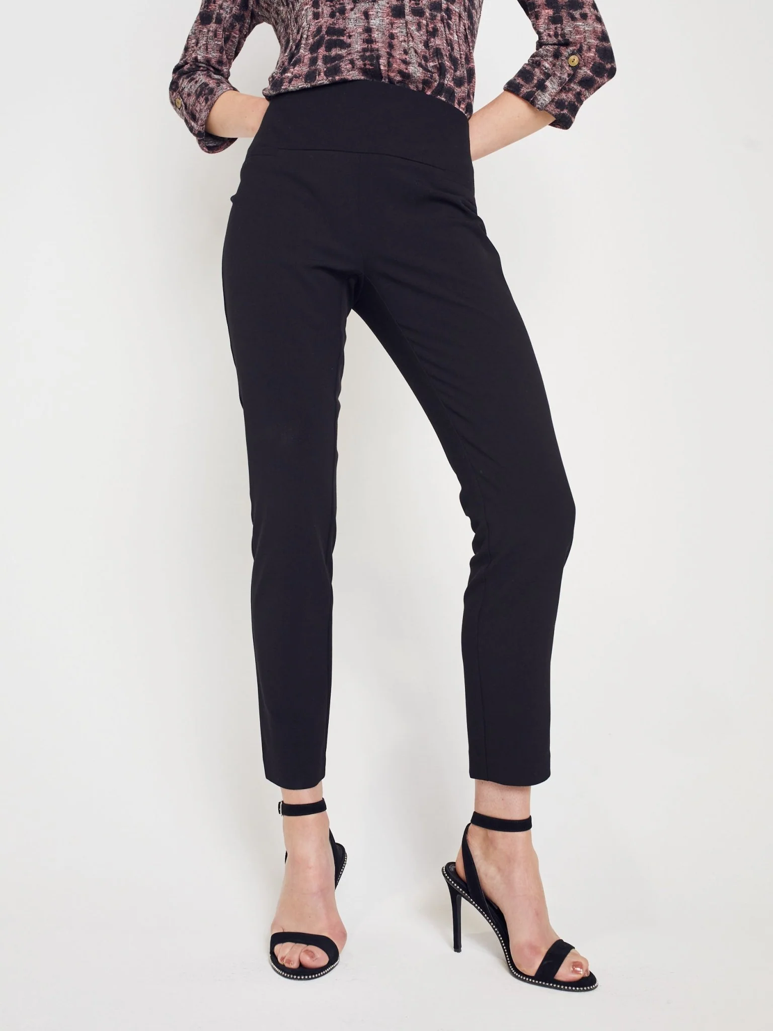 Roz & Ali™ Secret Agent Pants Tummy Control  Slim Leg Pants - Image 6