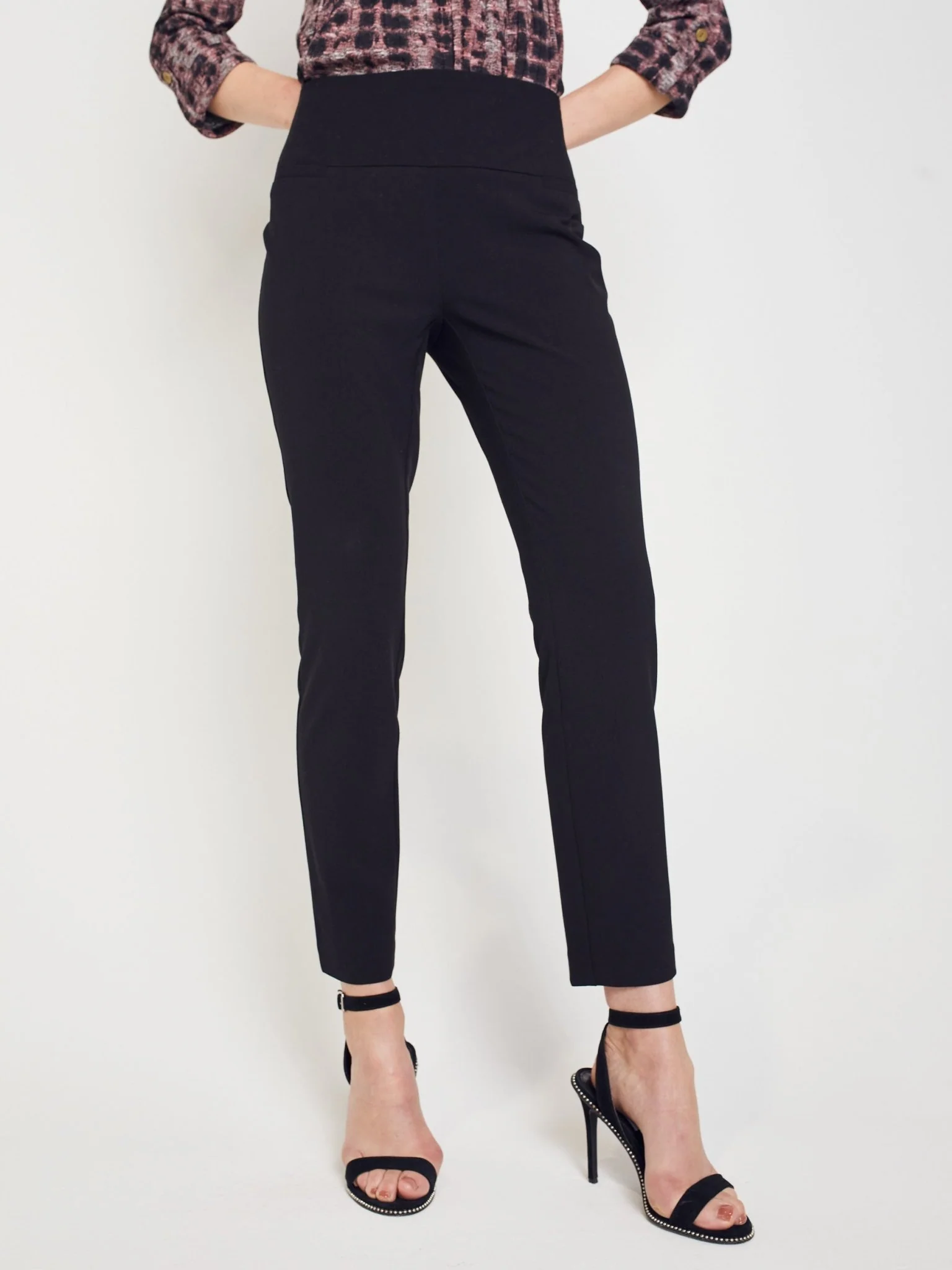 Roz & Ali™ Secret Agent Pants Tummy Control  Slim Leg Pants - Image 8