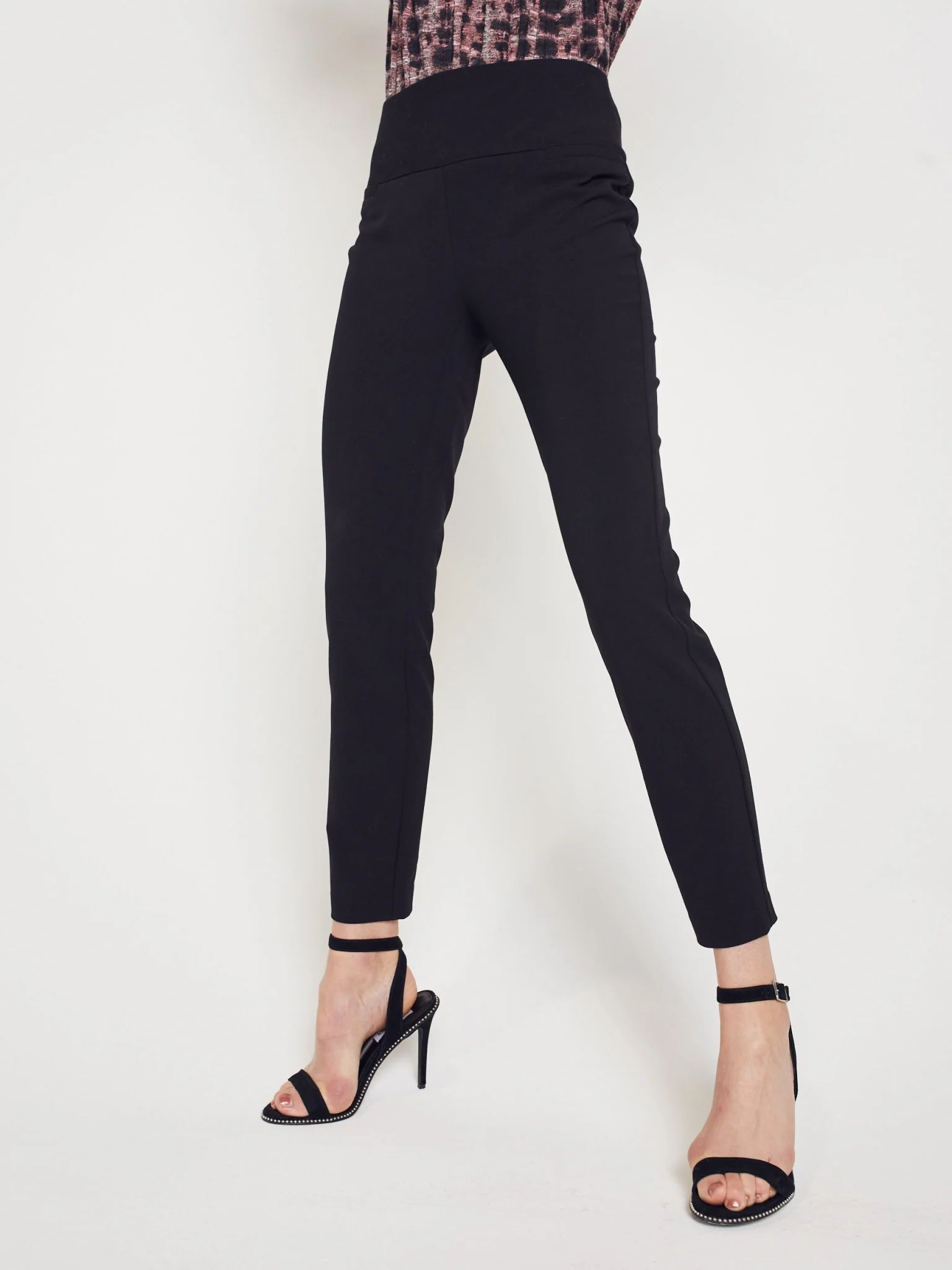 Roz & Ali™ Secret Agent Pants Tummy Control  Slim Leg Pants - Image 9