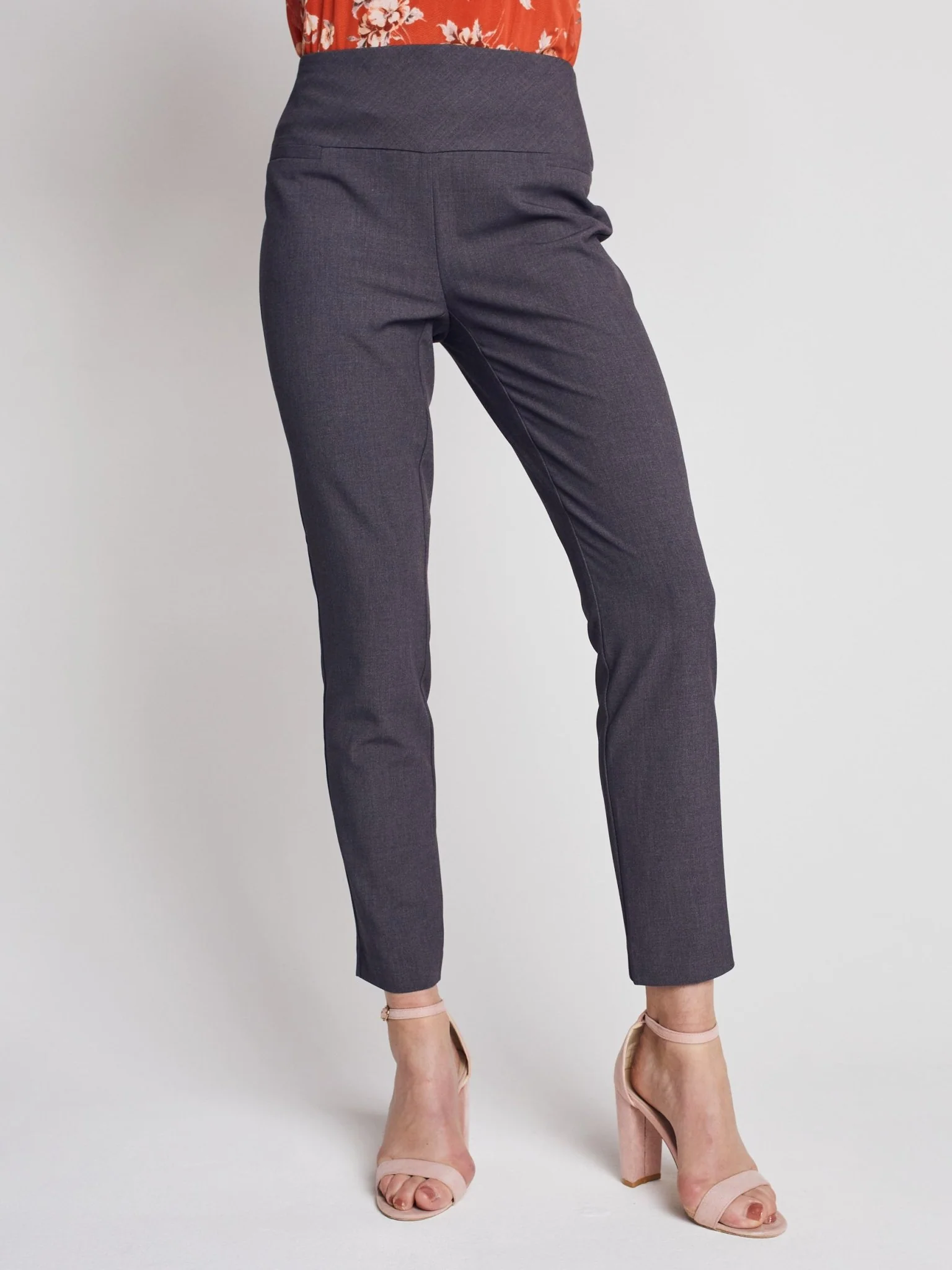 Roz & Ali™ Secret Agent Pants Tummy Control  Slim Leg Pants - Petite - Image 13