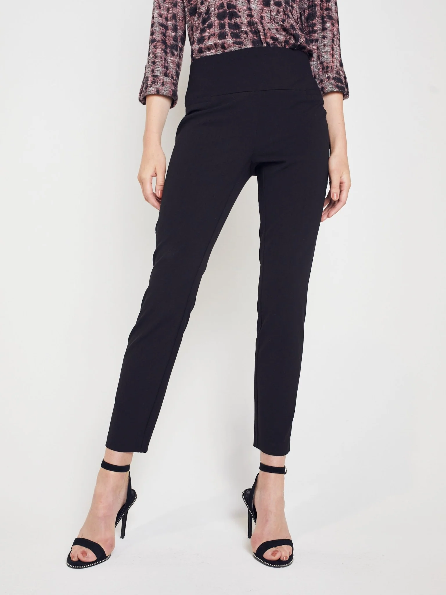 Roz & Ali™ Secret Agent Pants Tummy Control  Slim Leg Pants - Petite - Image 6