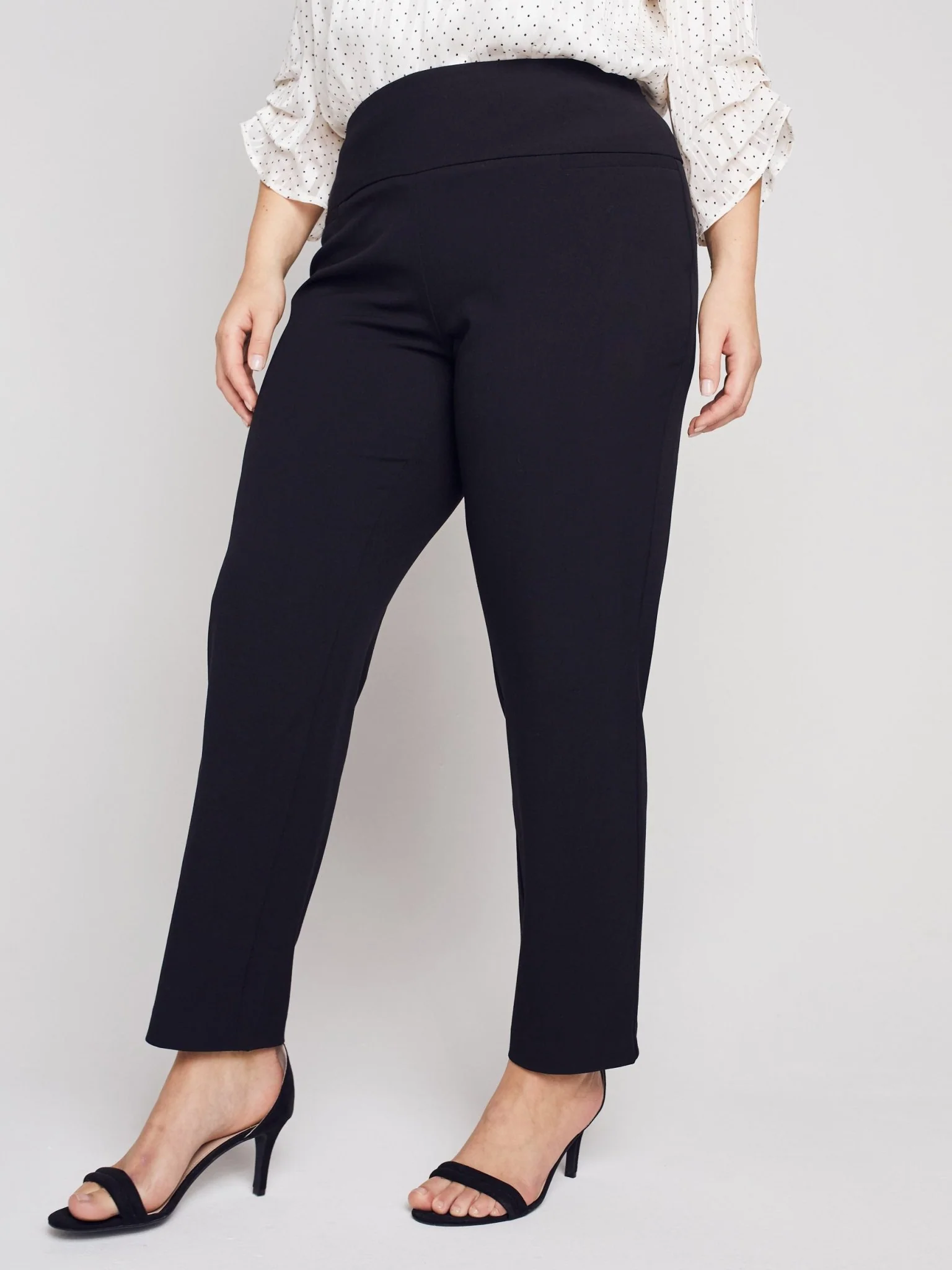 Roz & Ali™ Secret Agent Pants Tummy Control  Slim Leg Pants - Plus - Image 7