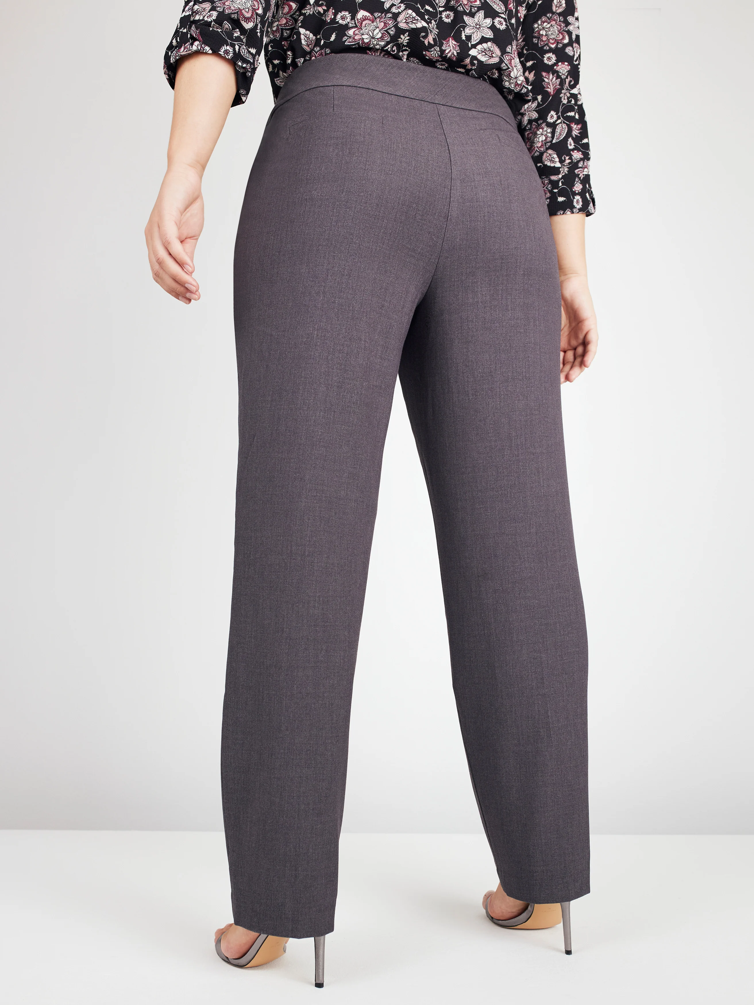 Roz & Ali™ Secret Agent Pull On Tummy Control Pants Straight Leg - Plus - Image 8