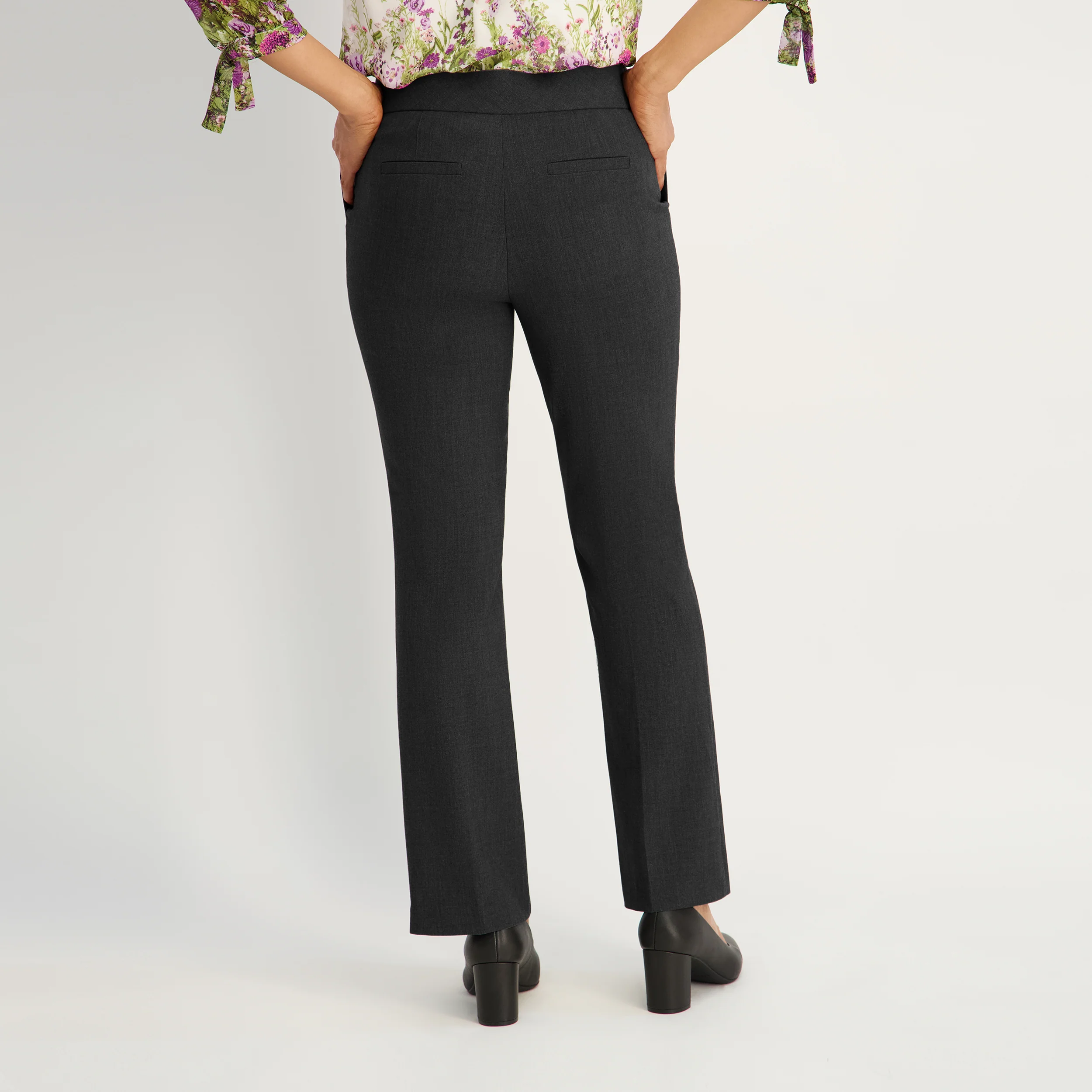 Roz & Ali™ Secret Agent Slight Tummy Control Bootcut Pants - Image 4