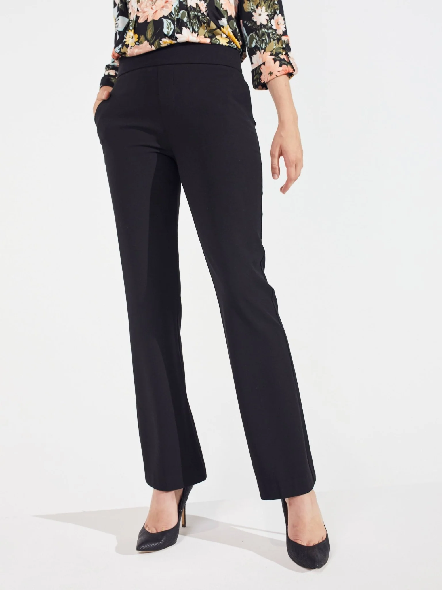 Roz & Ali™ Secret Agent Slight Bootcut Pants - Petite - Image 5