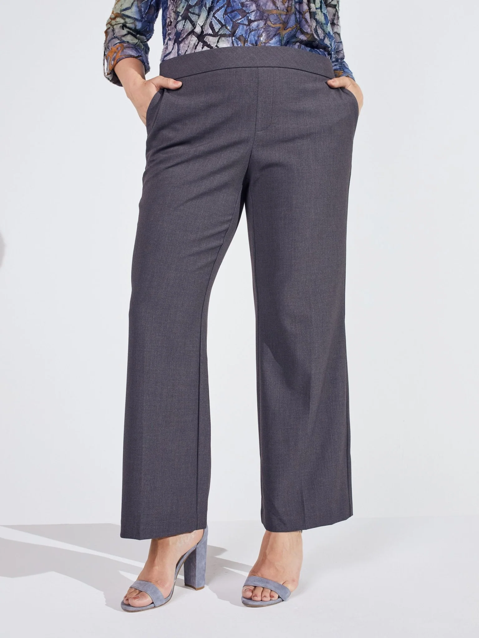 Roz & Ali™ Secret Agent Slight Tummy Control Bootcut Pants - Plus - Image 12