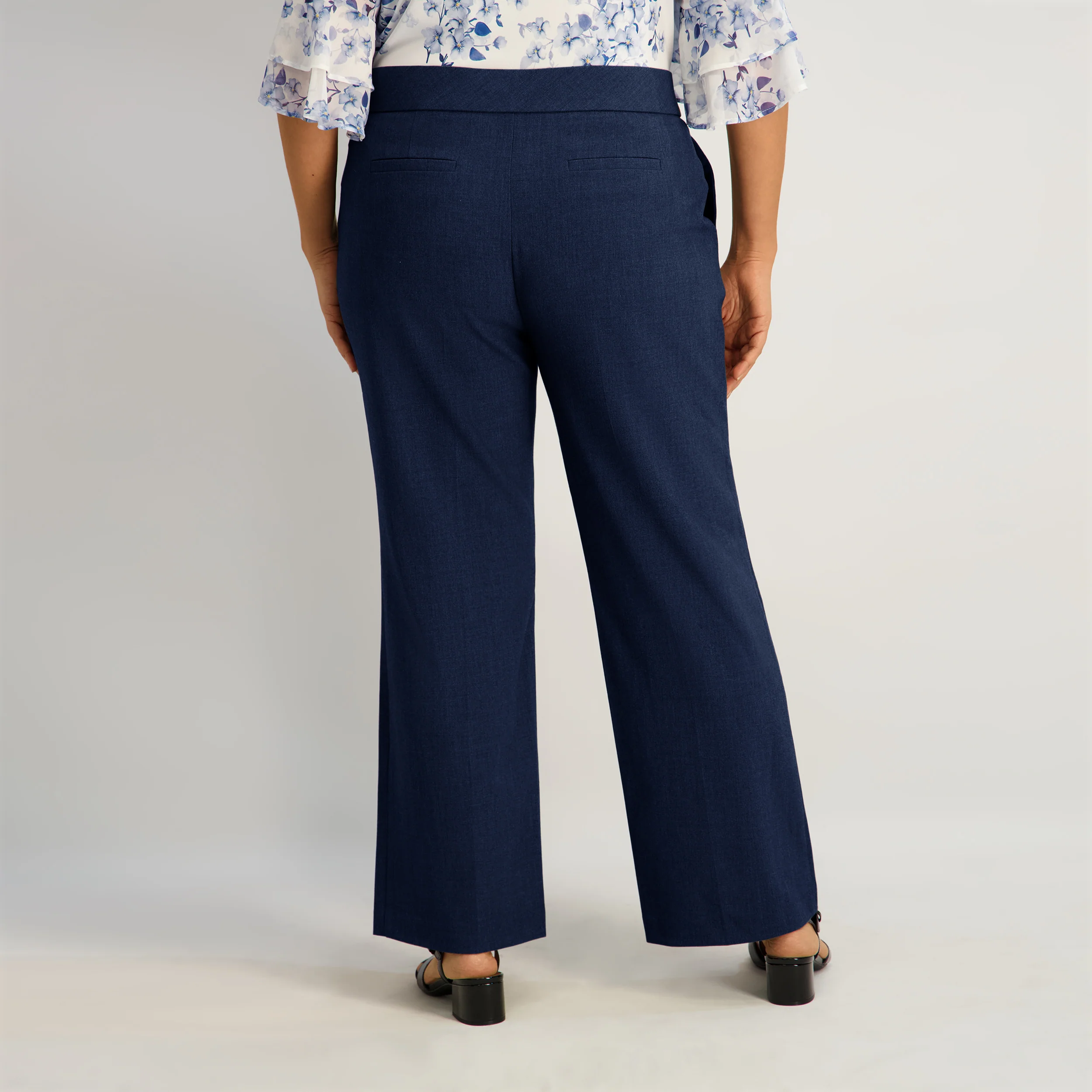 Roz & Ali™ Secret Agent Slight Tummy Control Bootcut Pants - Plus - Image 4