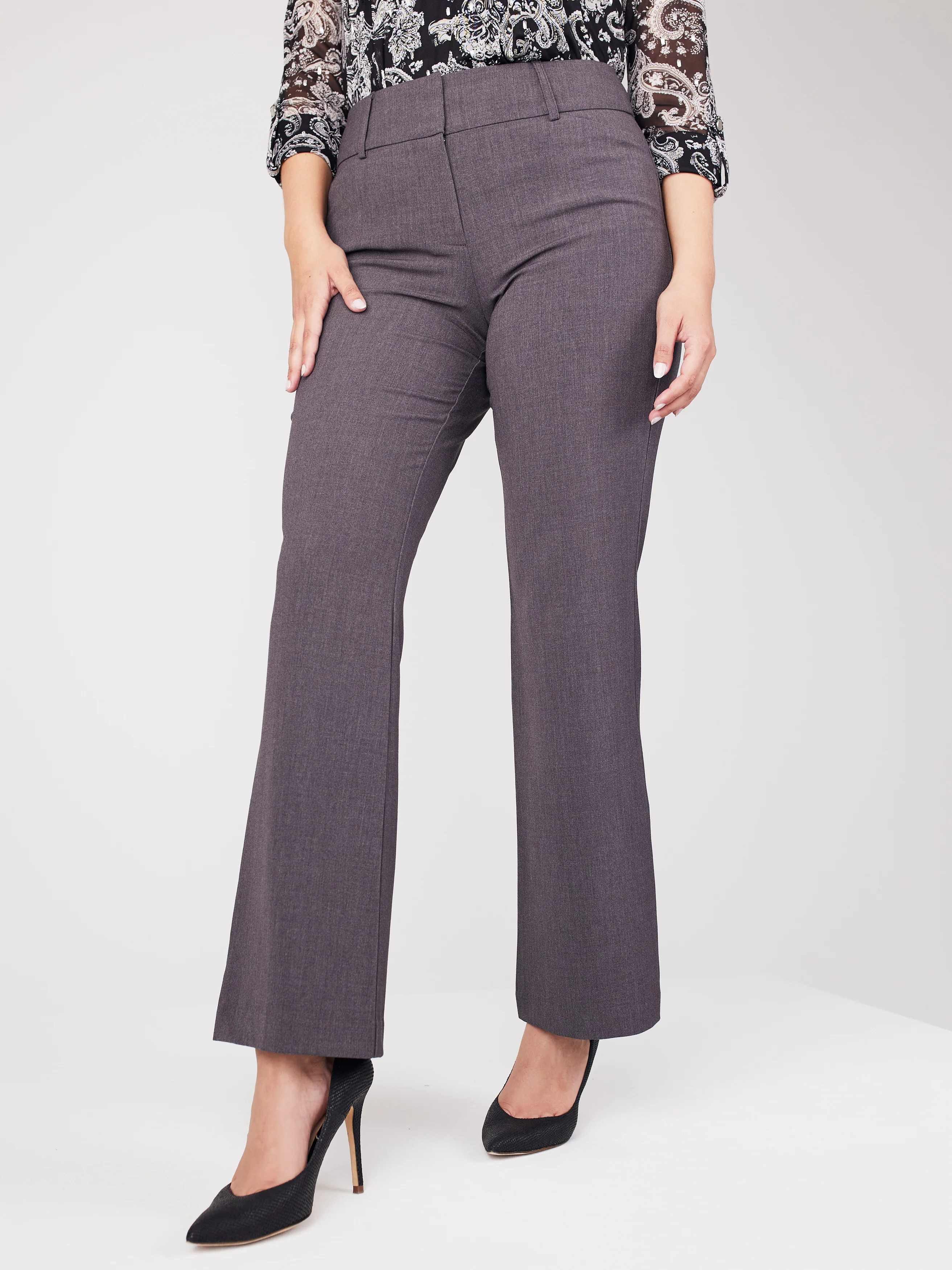 Roz & Ali™ Secret Agent Tummy Control Trouser Leg -  Plus - Short Length - Image 9