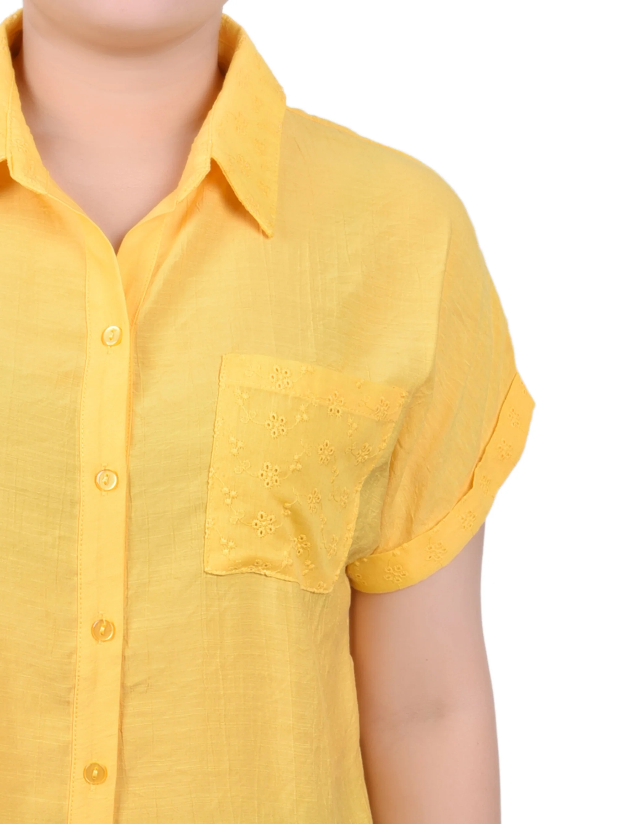 Samoan Sun Short Extended Sleeve Blouse - Image 3