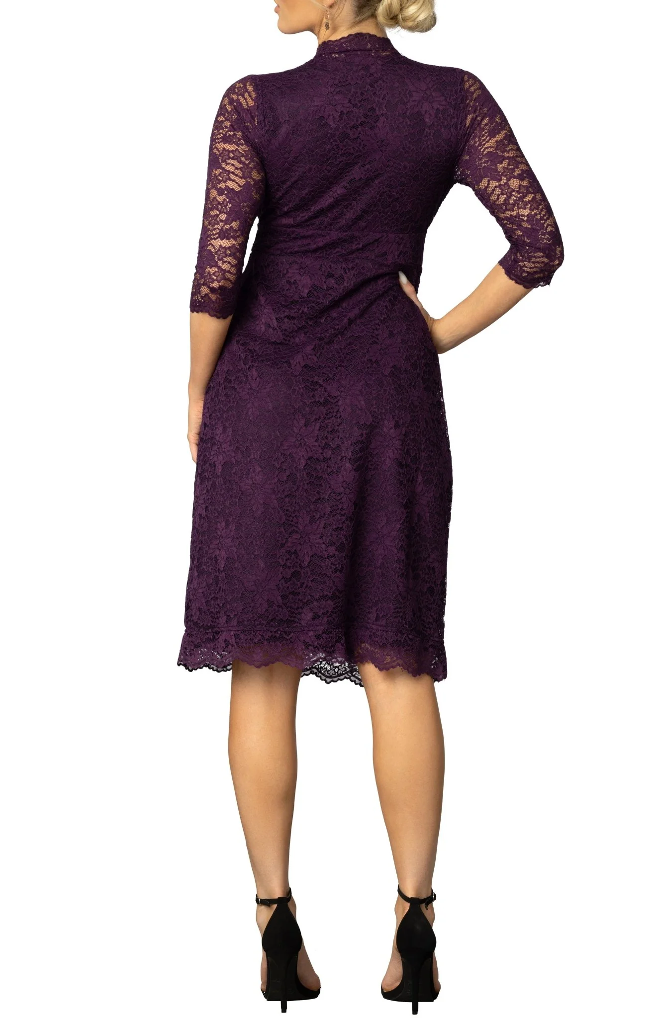 Scalloped Boudoir Lace Dress - Image 8