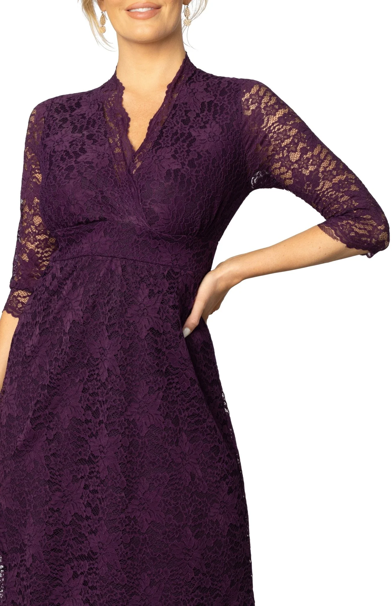 Scalloped Boudoir Lace Dress - Image 9