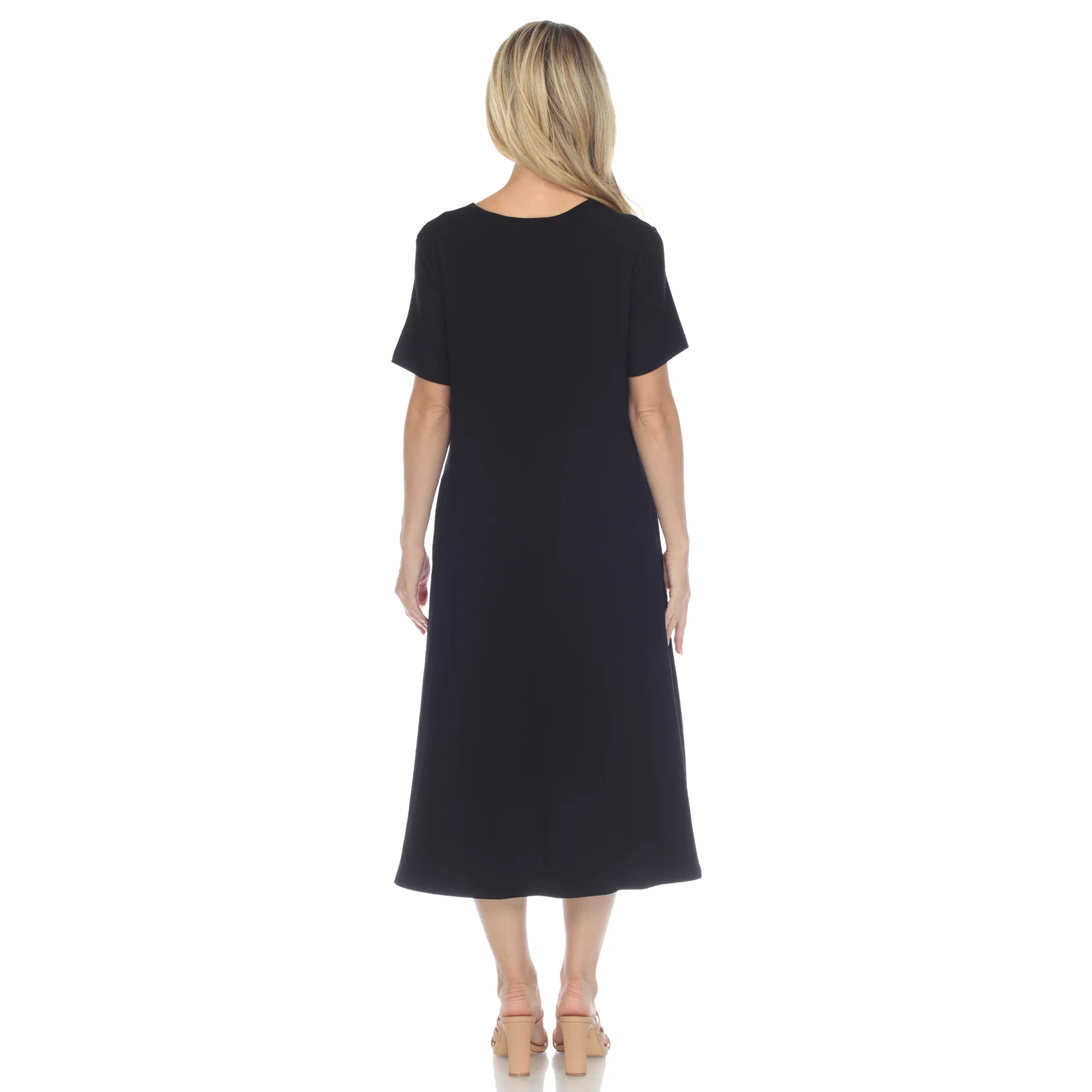 Short Sleeve Midi Dress - Image 13