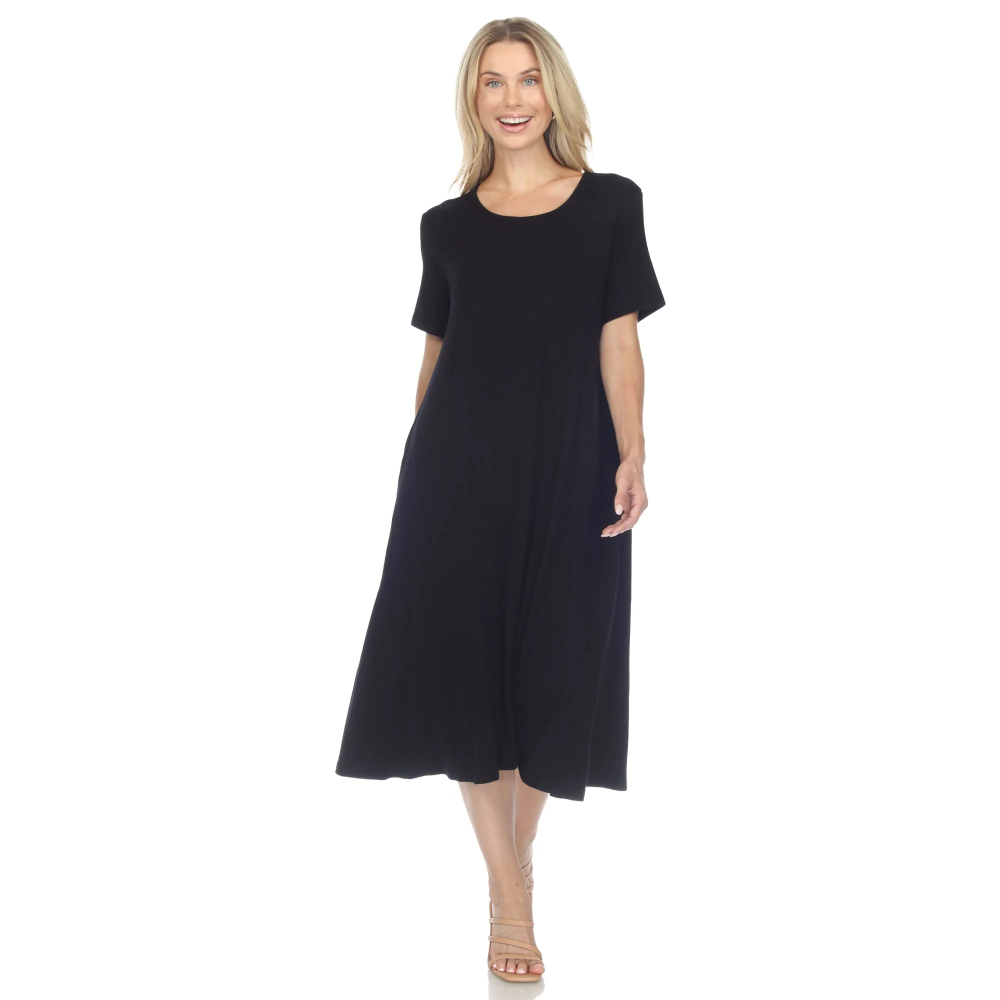 Short Sleeve Midi Dress - Image 15