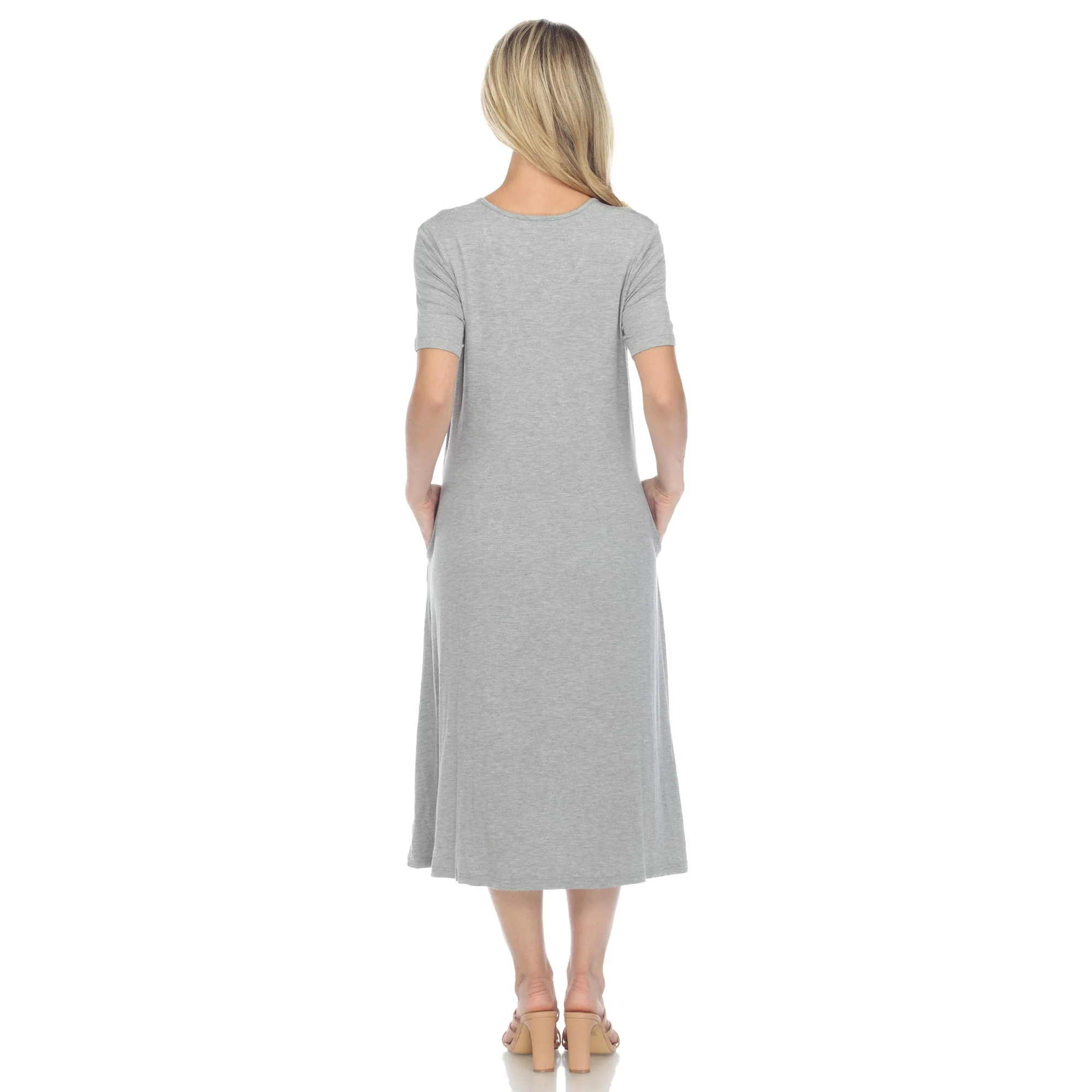 Short Sleeve Midi Dress - Image 18