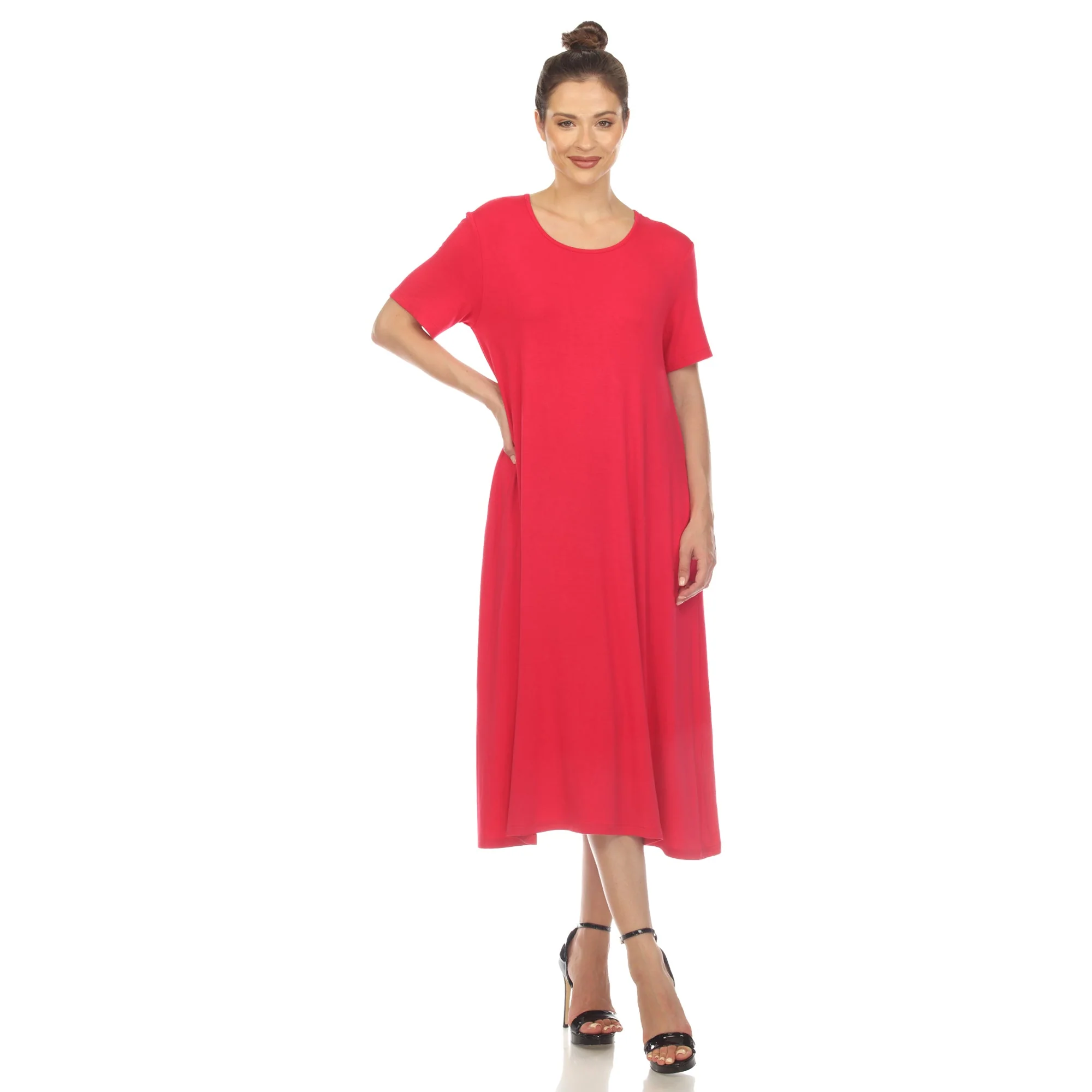 Short Sleeve Midi Dress - Image 21