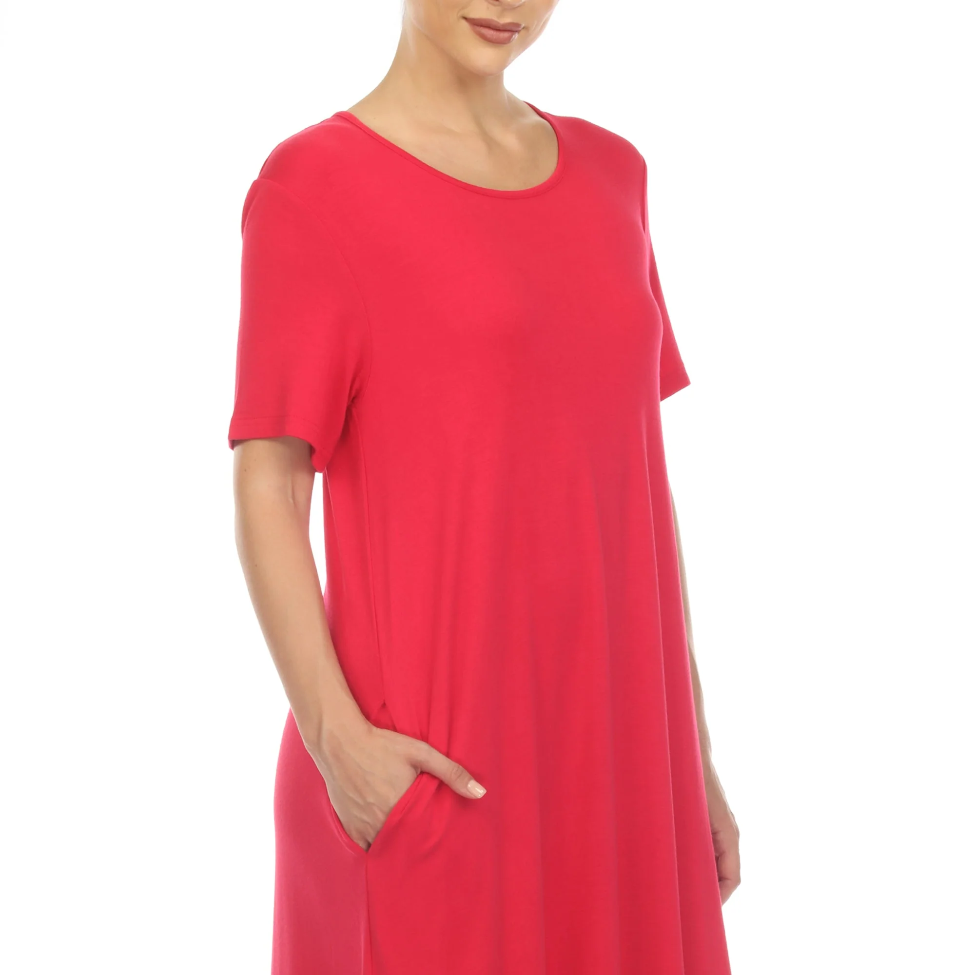 Short Sleeve Midi Dress - Image 24