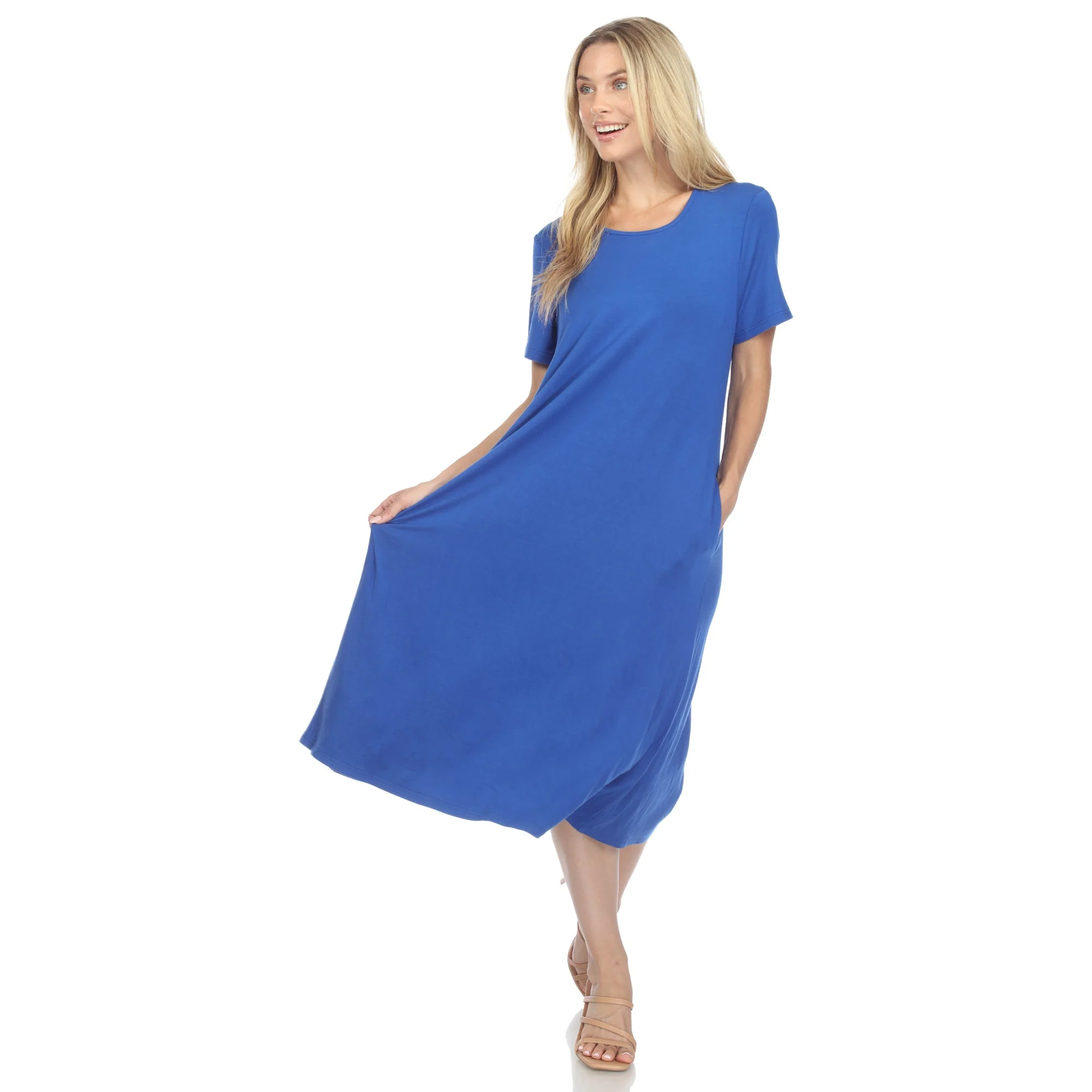 Short Sleeve Midi Dress - Image 35