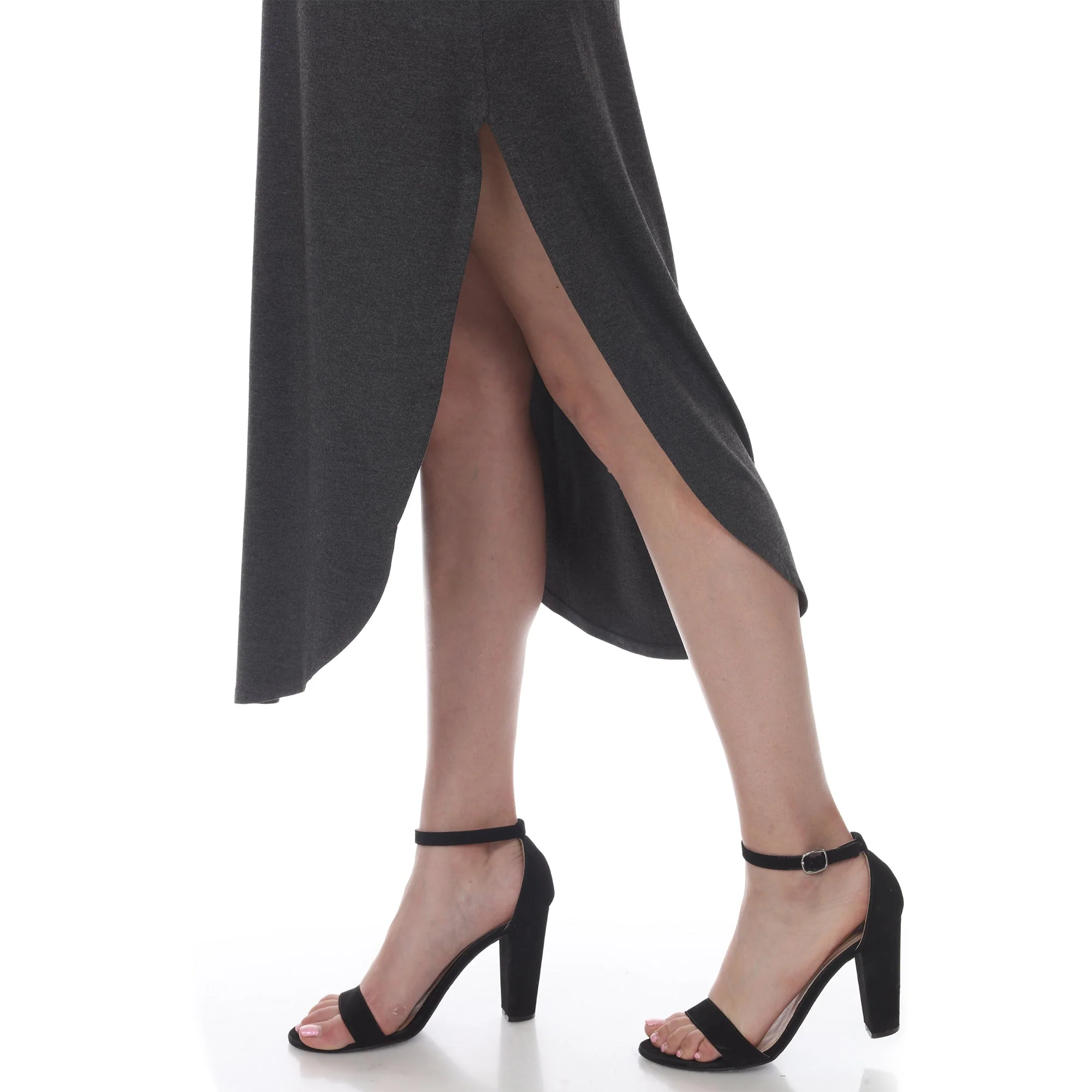 Short Sleeve V-neck Maxi Dress - Image 25