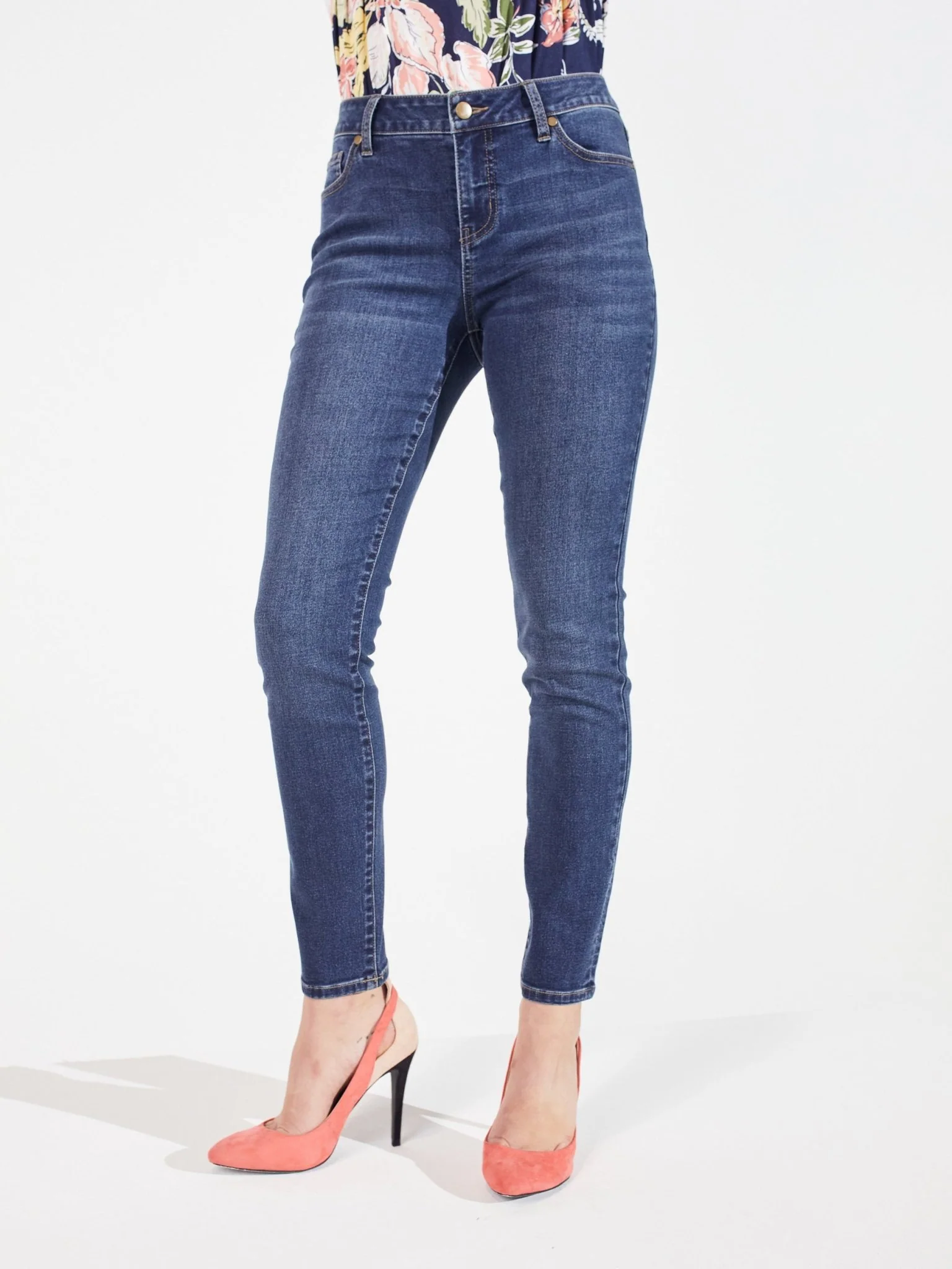 Westport Signature Skinny 5 Pocket Denim Jean - Image 6