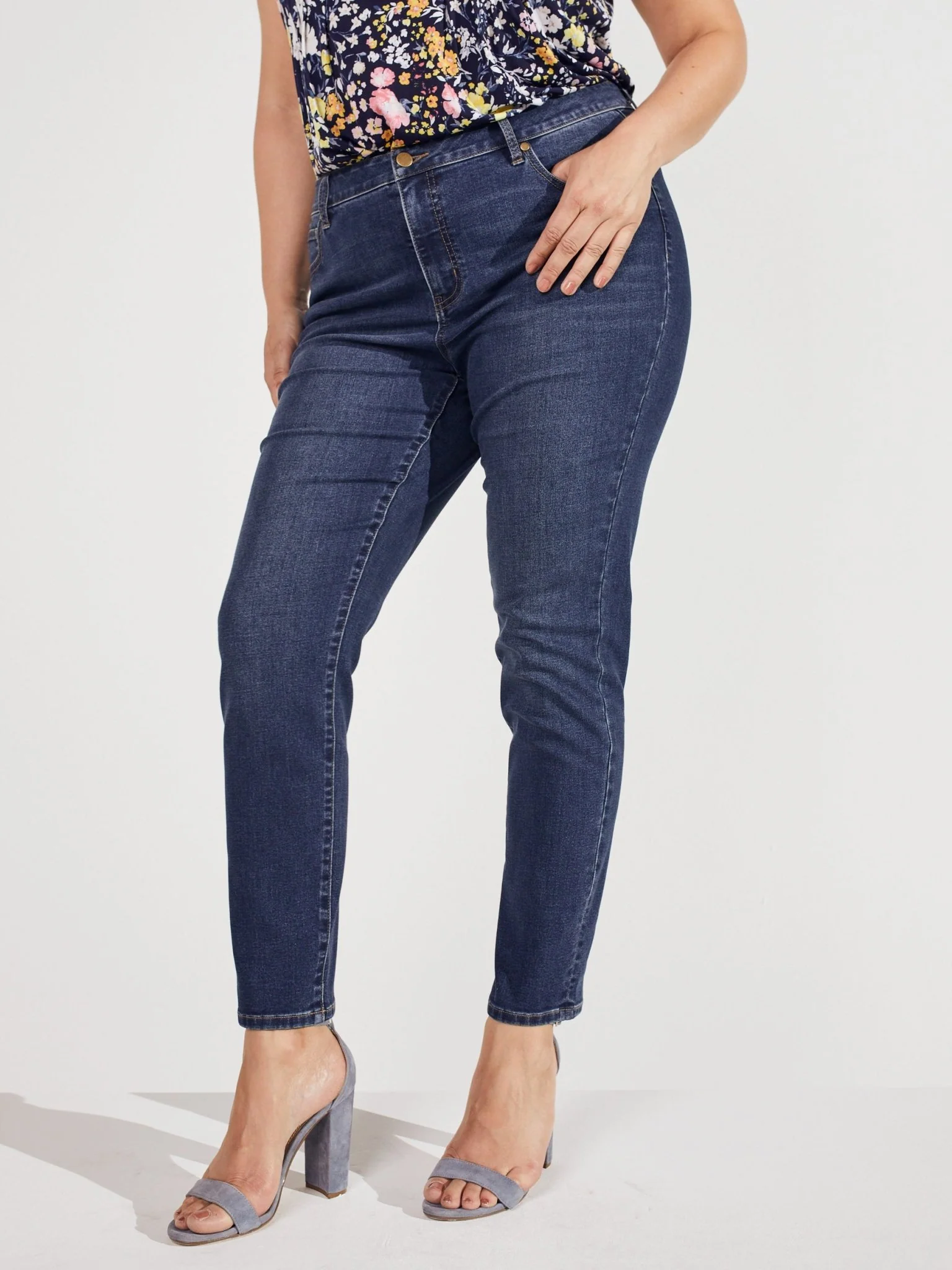 Westport Signature Skinny 5 Pocket Denim Jean - Plus - Image 14