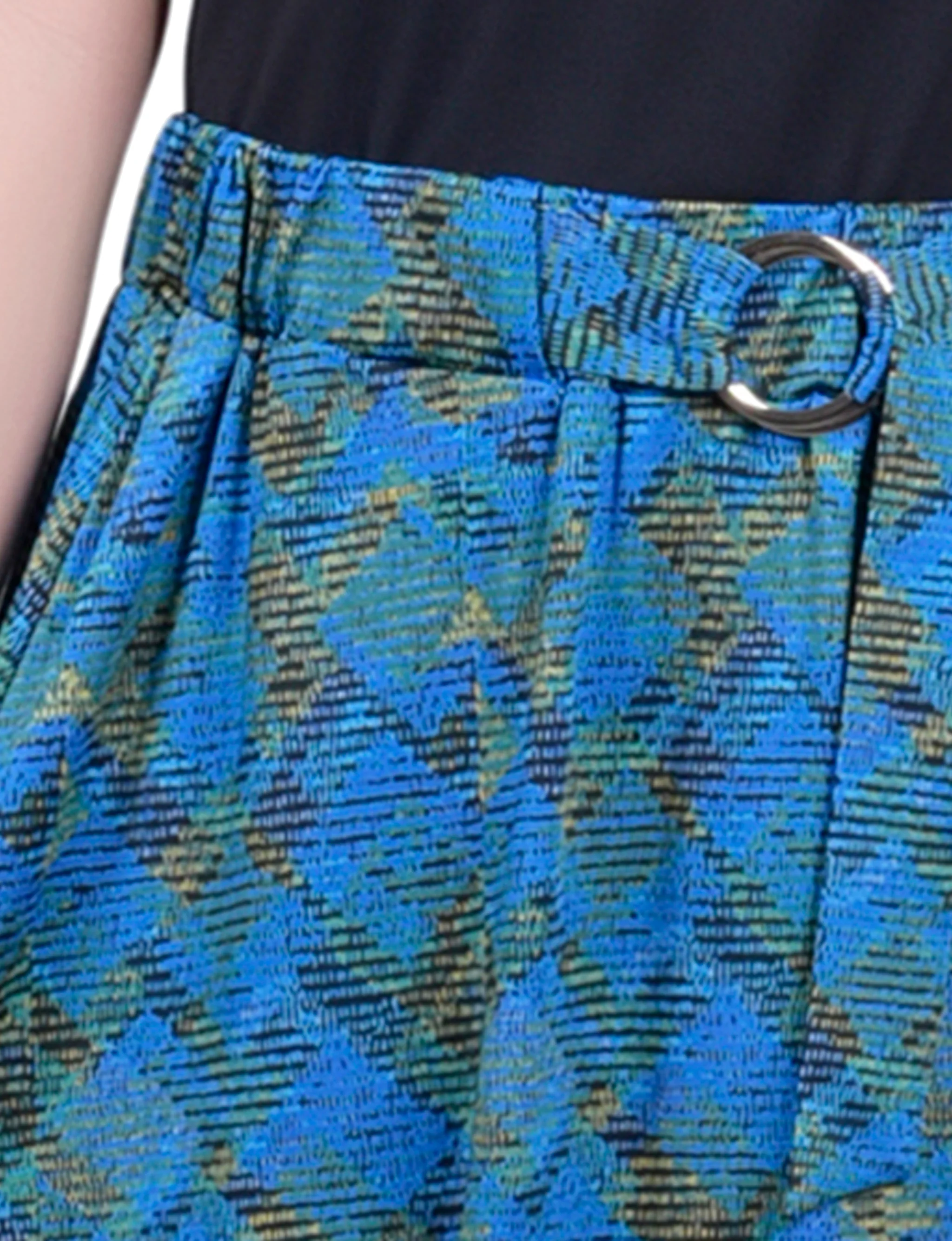 Surf Tictac Ring Detail Midi-Length Skirt - Petite - Image 3