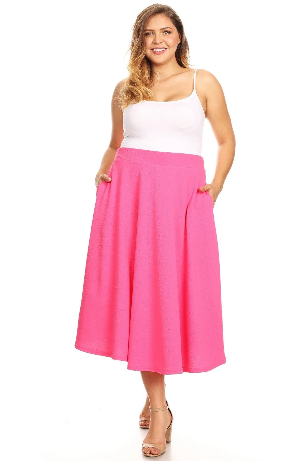 Tasmin Flare Midi Skirts - Plus - Image 26