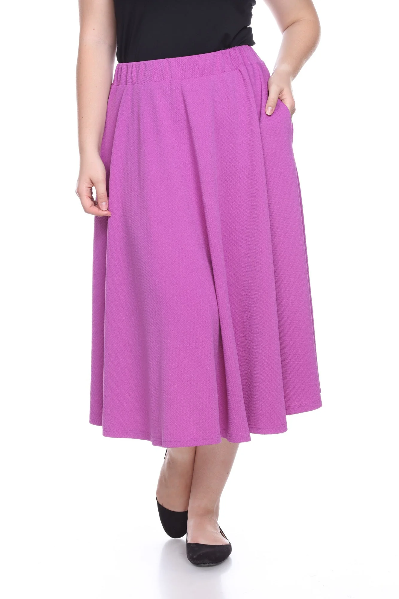 Tasmin Flare Midi Skirts - Plus - Image 45