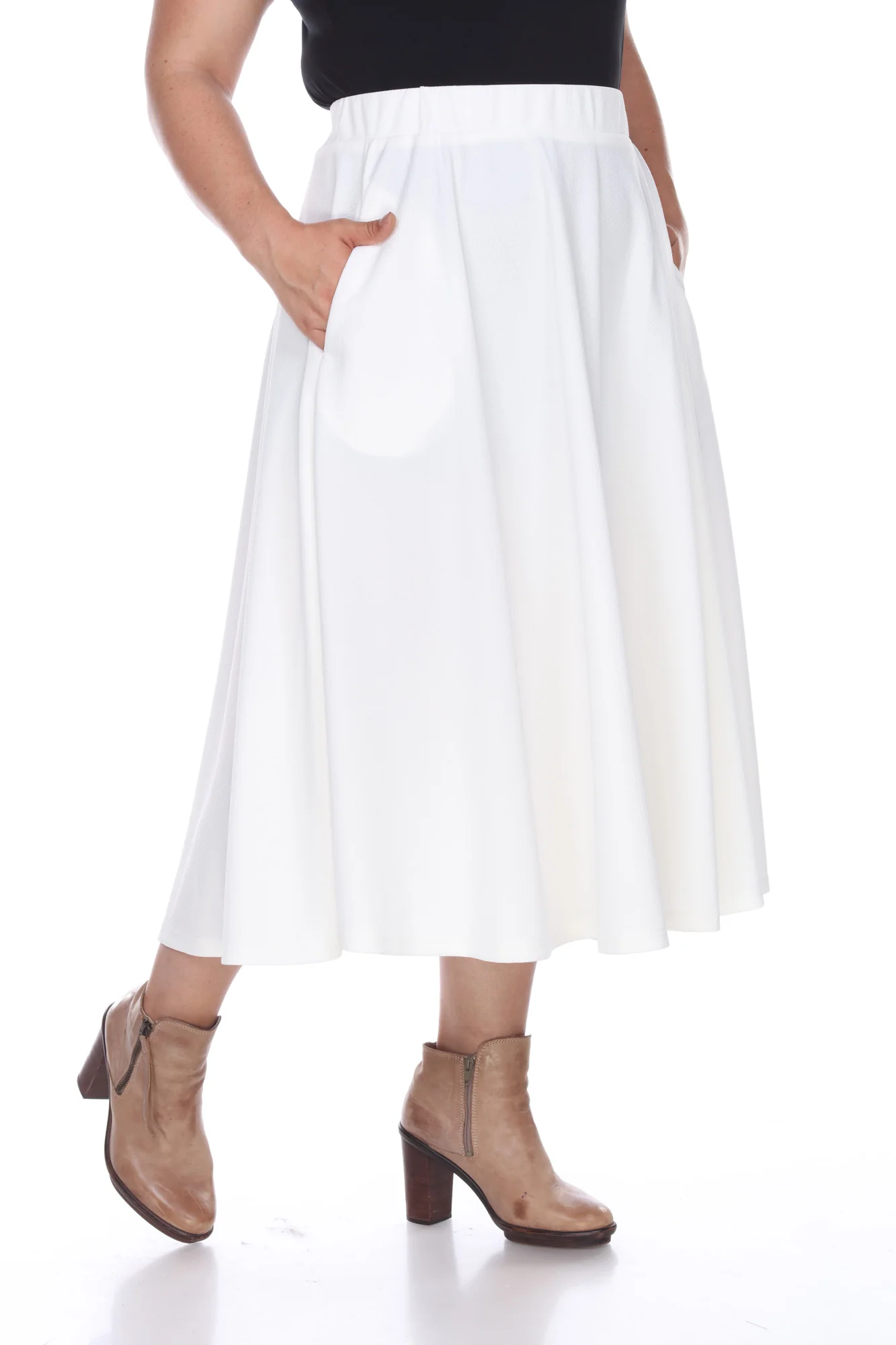 Tasmin Flare Midi Skirts - Plus - Image 6