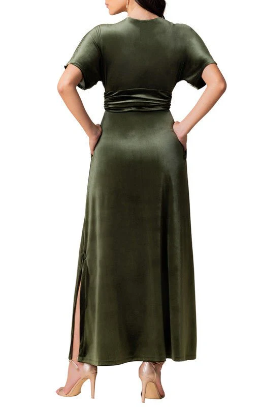 Verona Velvet Evening Gown - Image 5