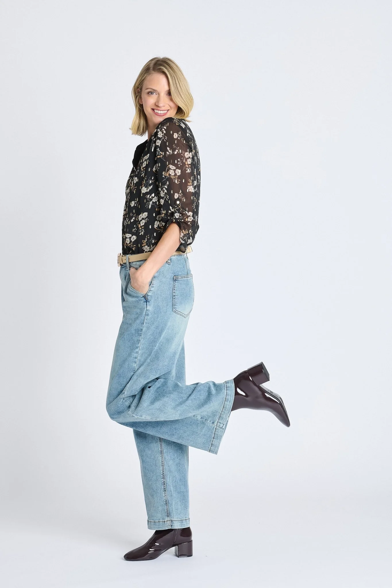 Westport Gemma Wide Leg Trouser - Image 5