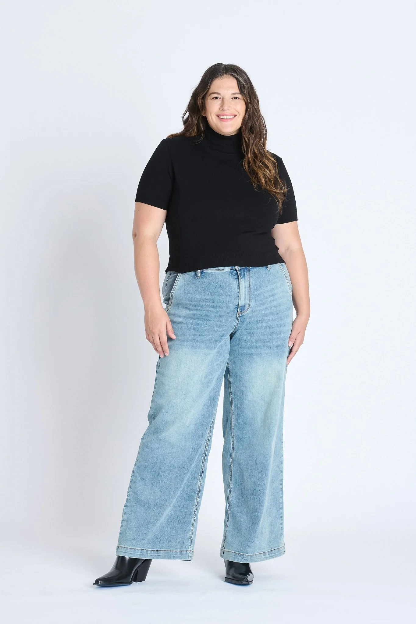Westport Gemma Wide Leg Trouser - Plus - Image 5