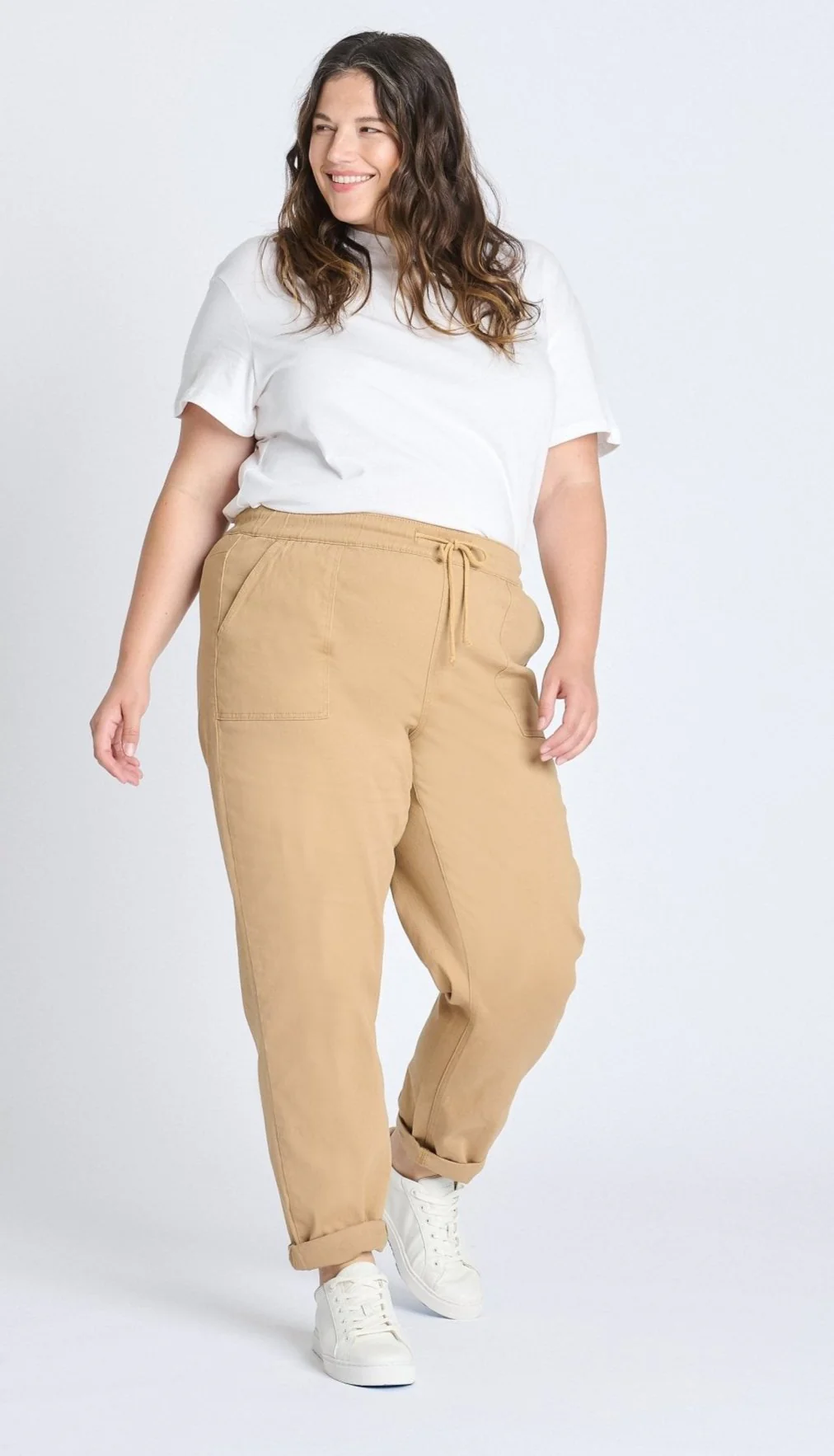 Westport Khaki Weekender Twill Jogger - Plus - Image 4
