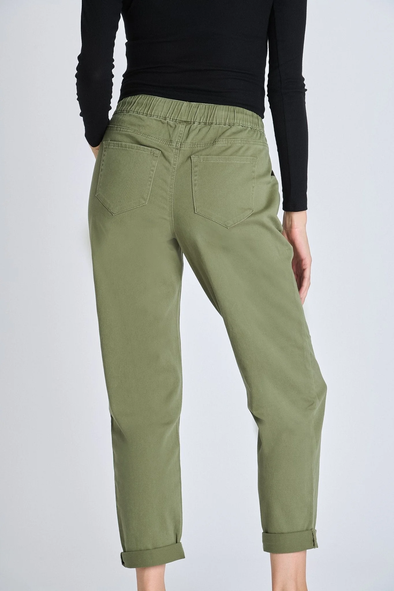 Westport Olive Weekender Twill Jogger - Plus - Image 5