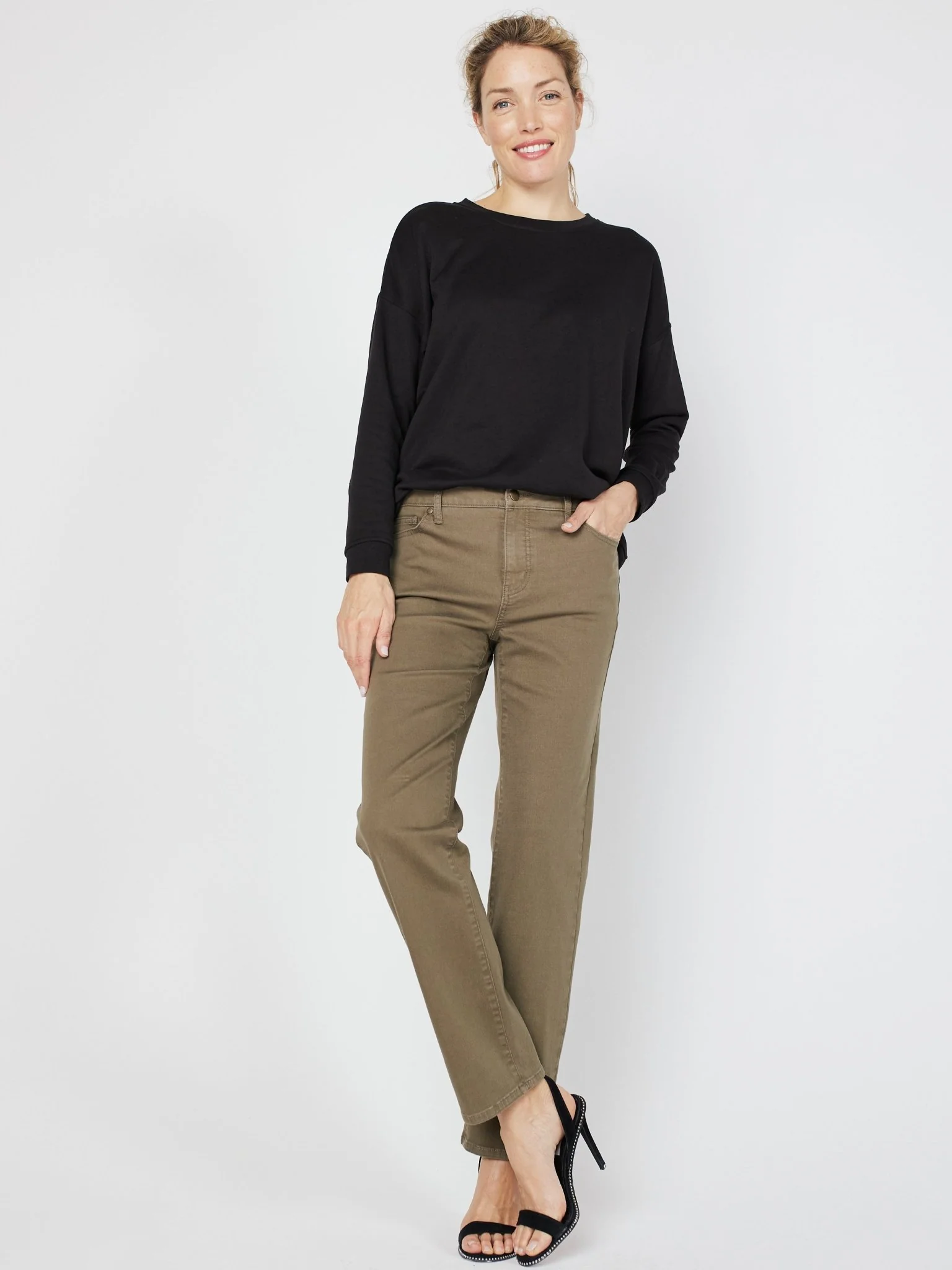 Westport Signature 5 Pocket Colored Denim Straight Leg Jean - Image 16