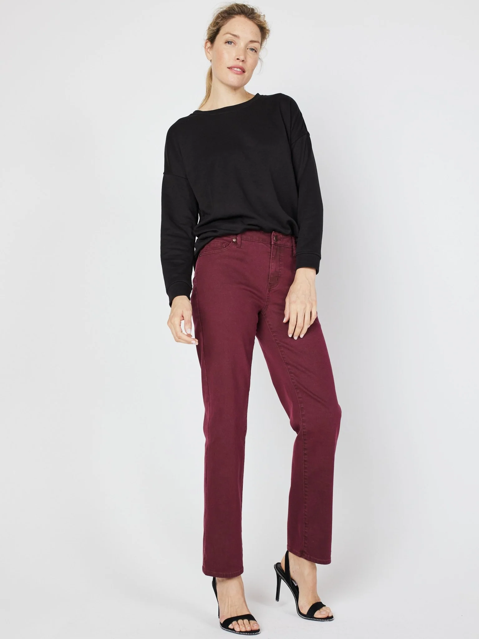 Westport Signature 5 Pocket Colored Denim Straight Leg Jean - Image 5