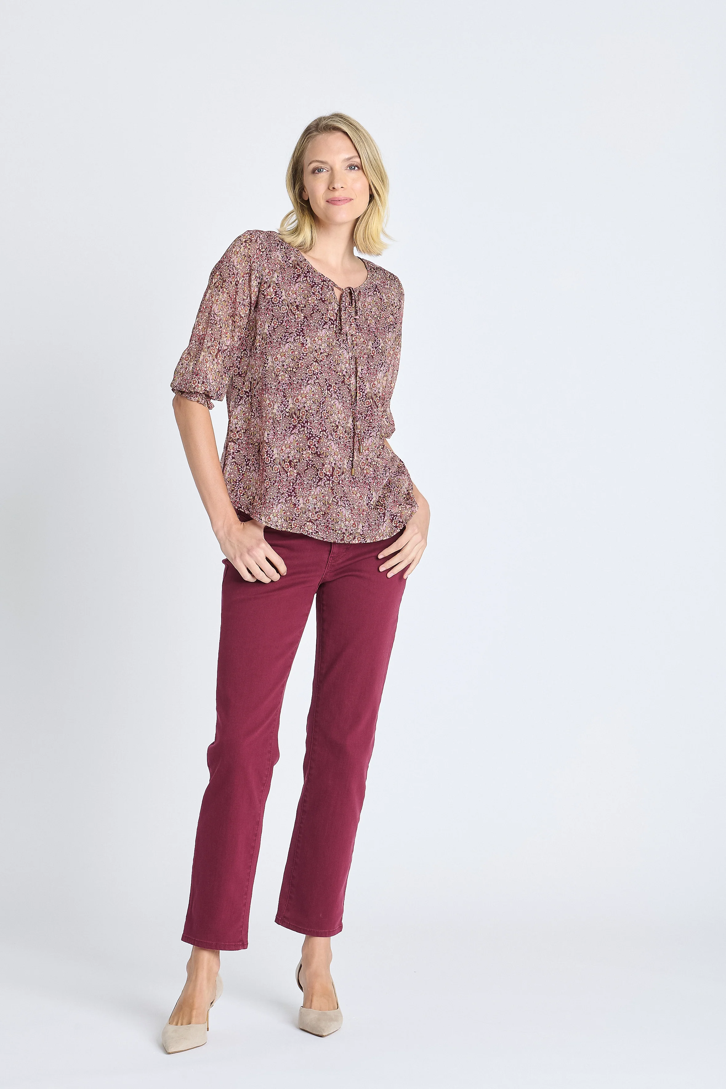 Westport Signature 5 Pocket Colored Denim Straight Leg Jean - Image 9