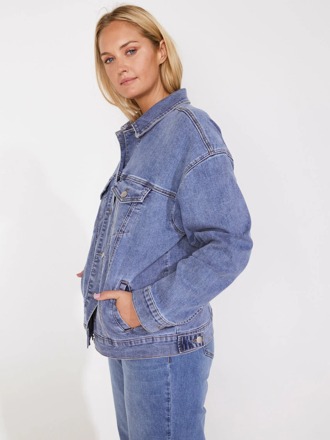 Westport Trucker Denim Jacket - Plus - Image 5