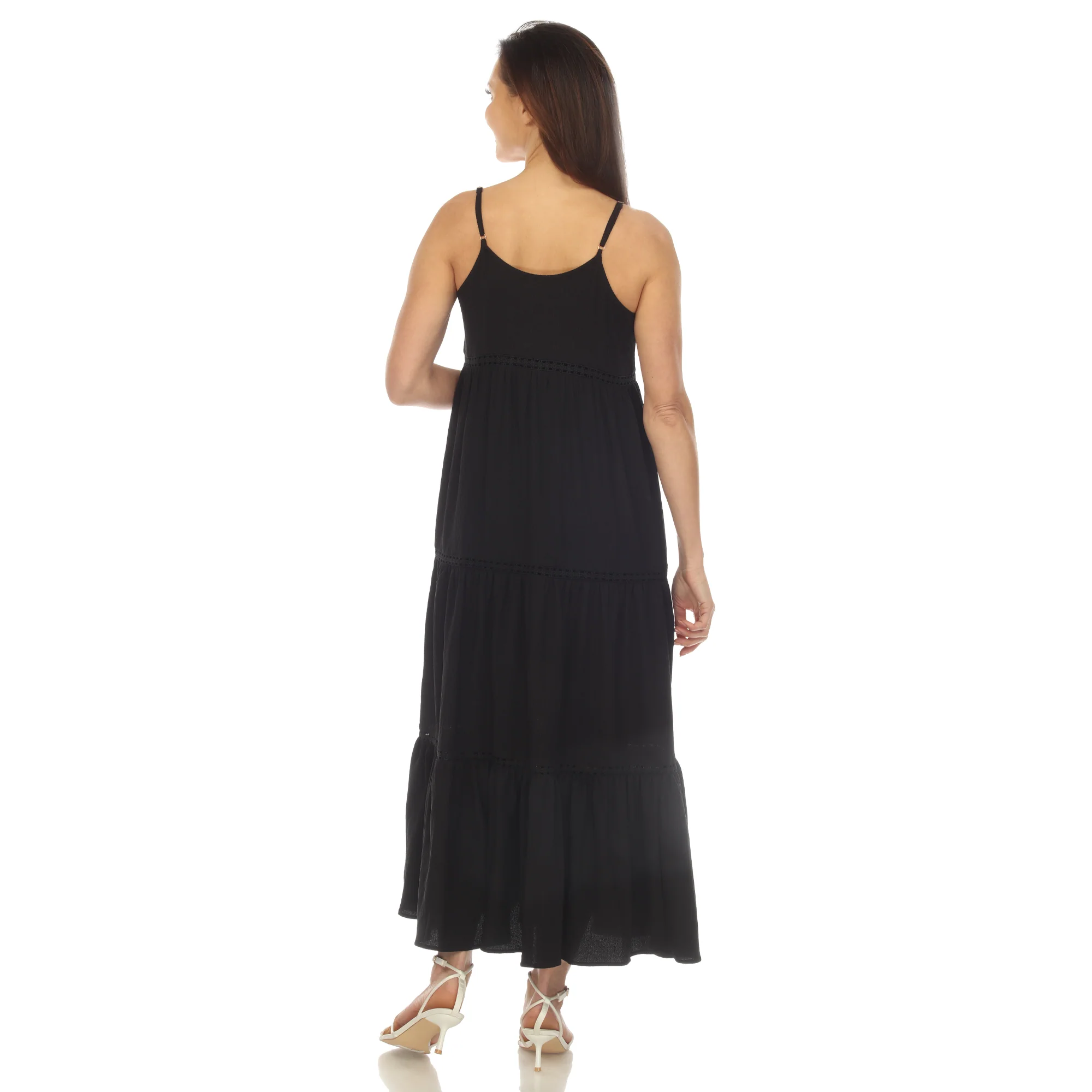 Women's Scoop Neck Tiered Maxi Dress - Plus - Image 15
