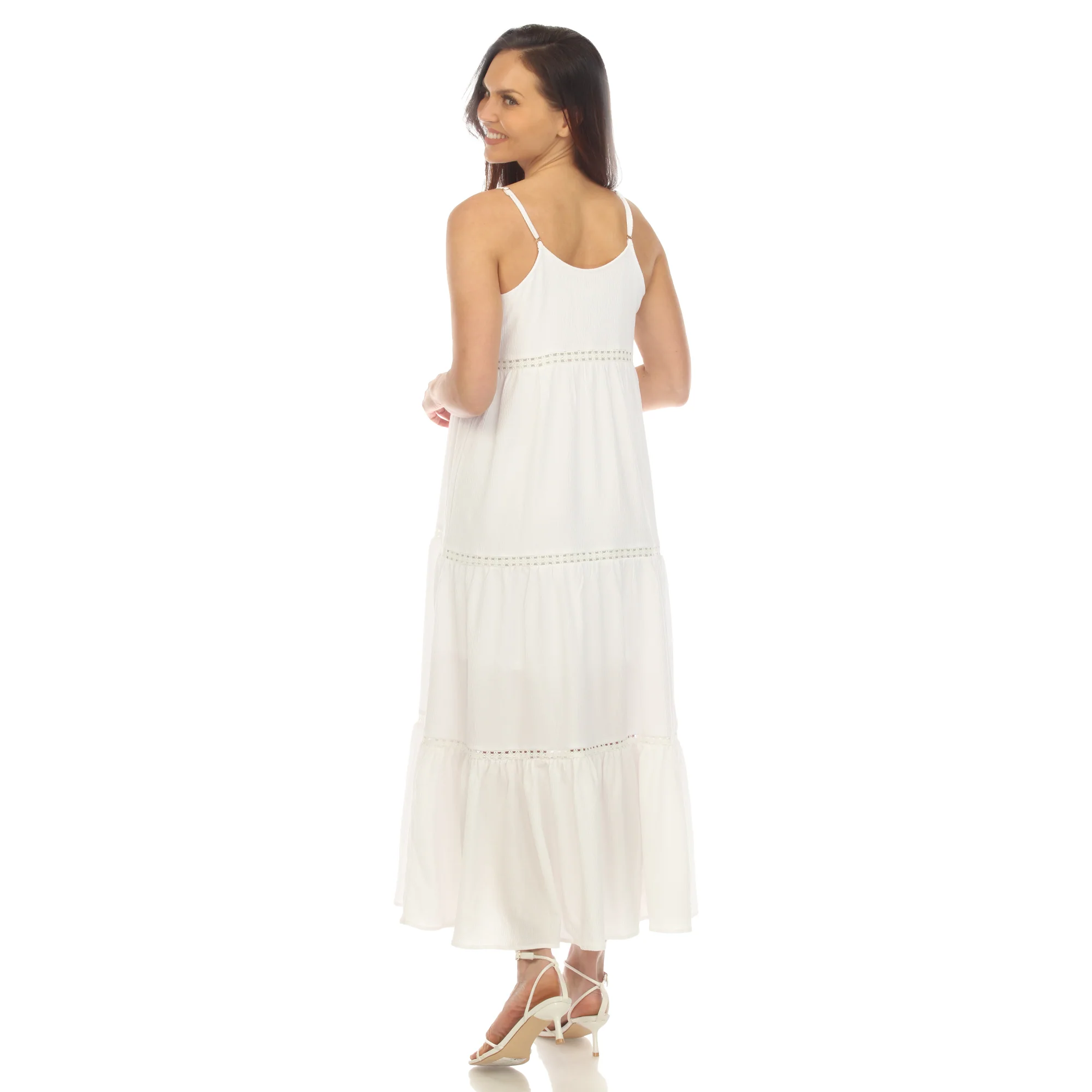 Women's Scoop Neck Tiered Maxi Dress - Plus - Image 27