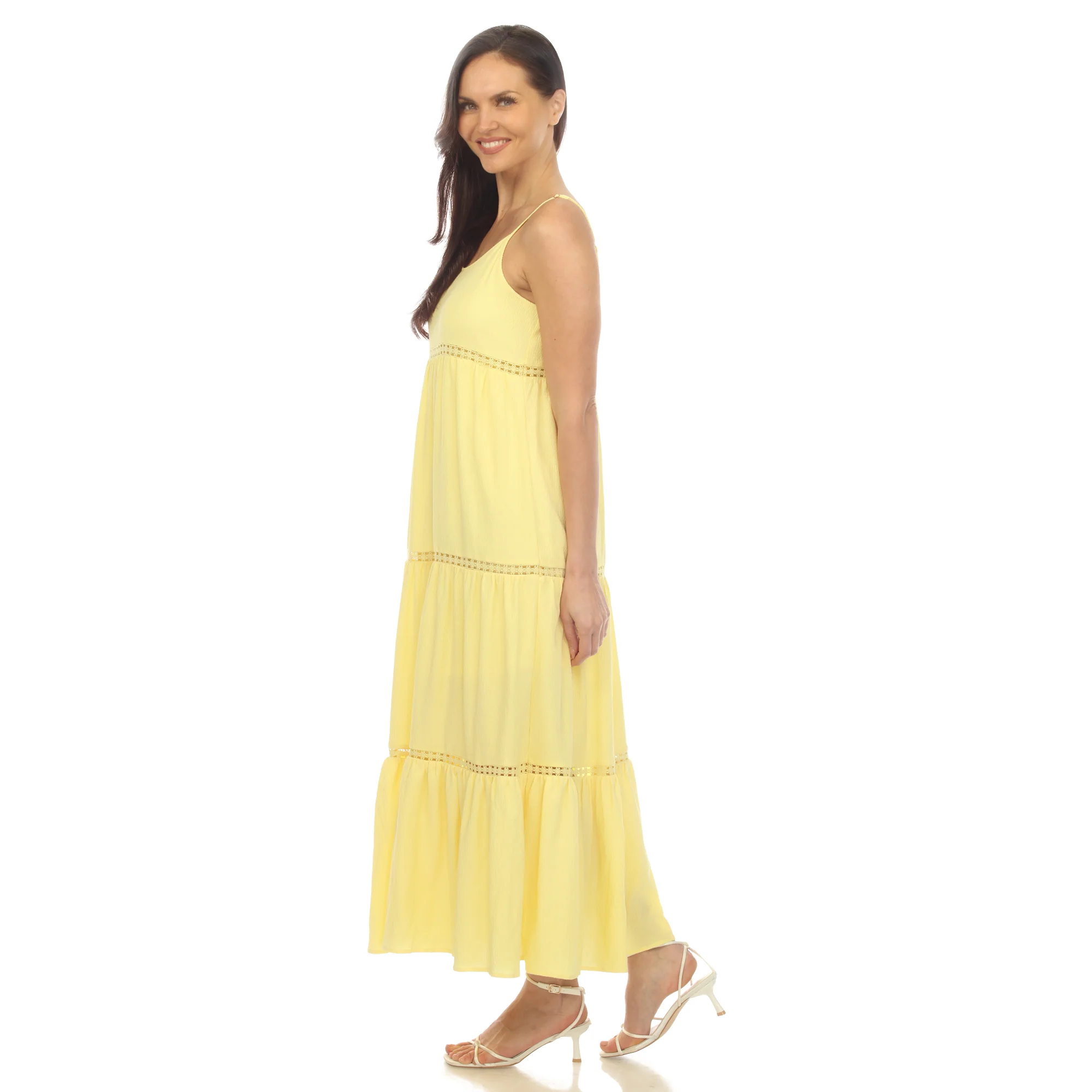 Women's Scoop Neck Tiered Maxi Dress - Plus - Image 32