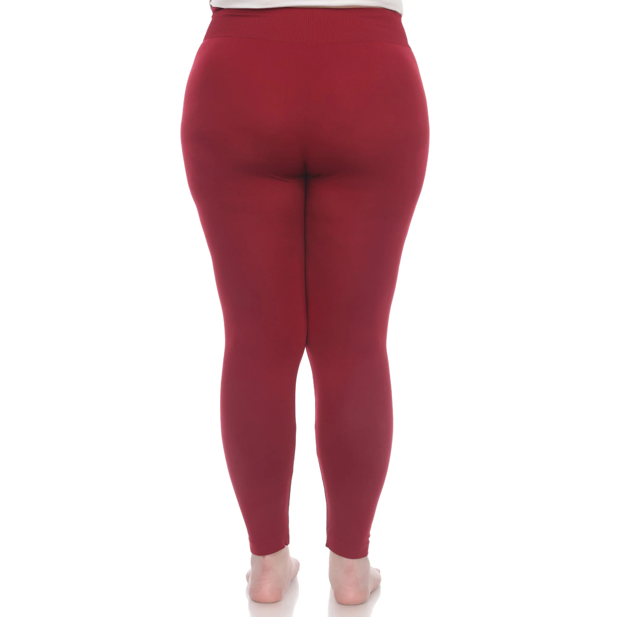 Women's Super-Stretch Solid Leggings - Plus - Image 11