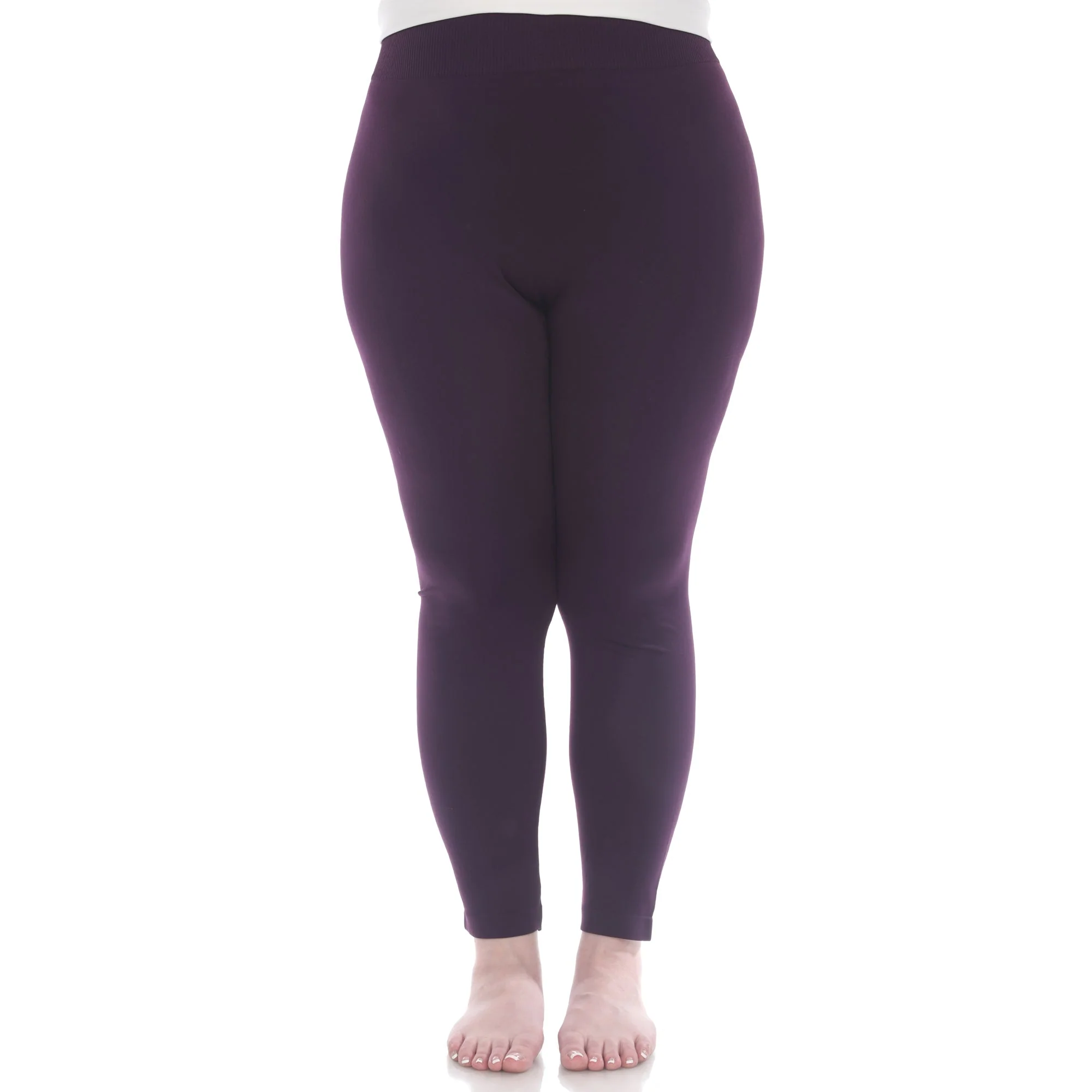 Women's Super-Stretch Solid Leggings - Plus - Image 29