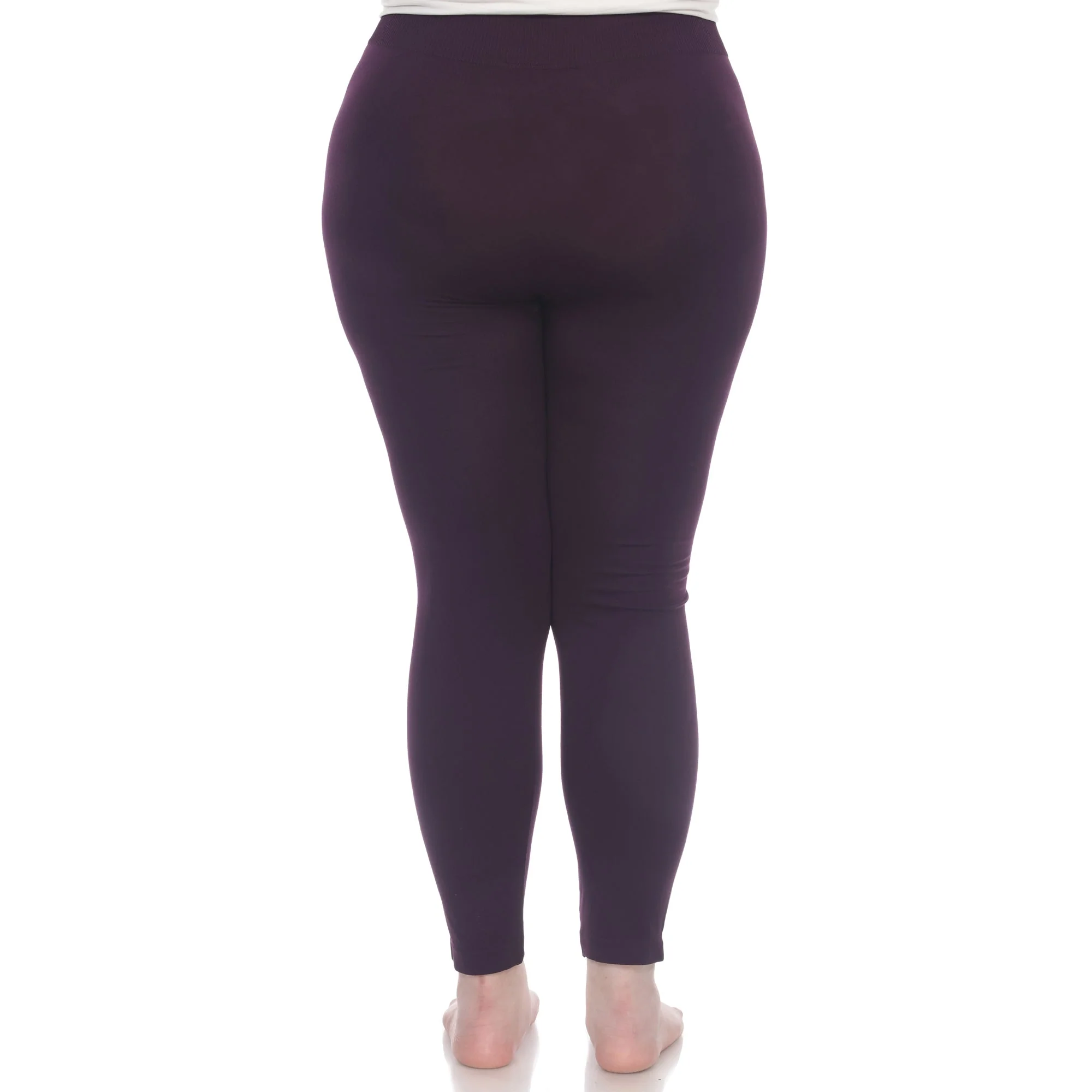 Women's Super-Stretch Solid Leggings - Plus - Image 31