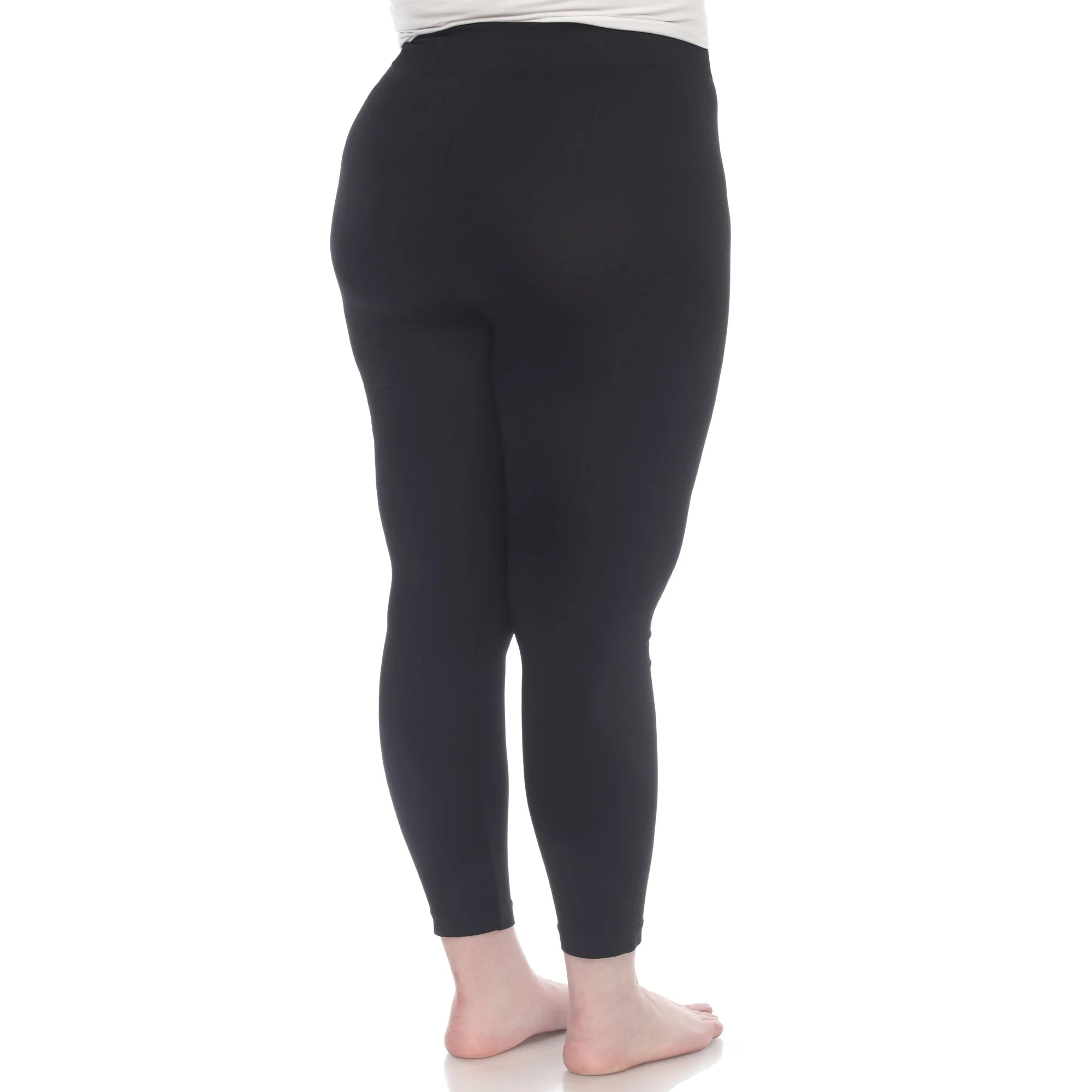 Women's Super-Stretch Solid Leggings - Plus - Image 4