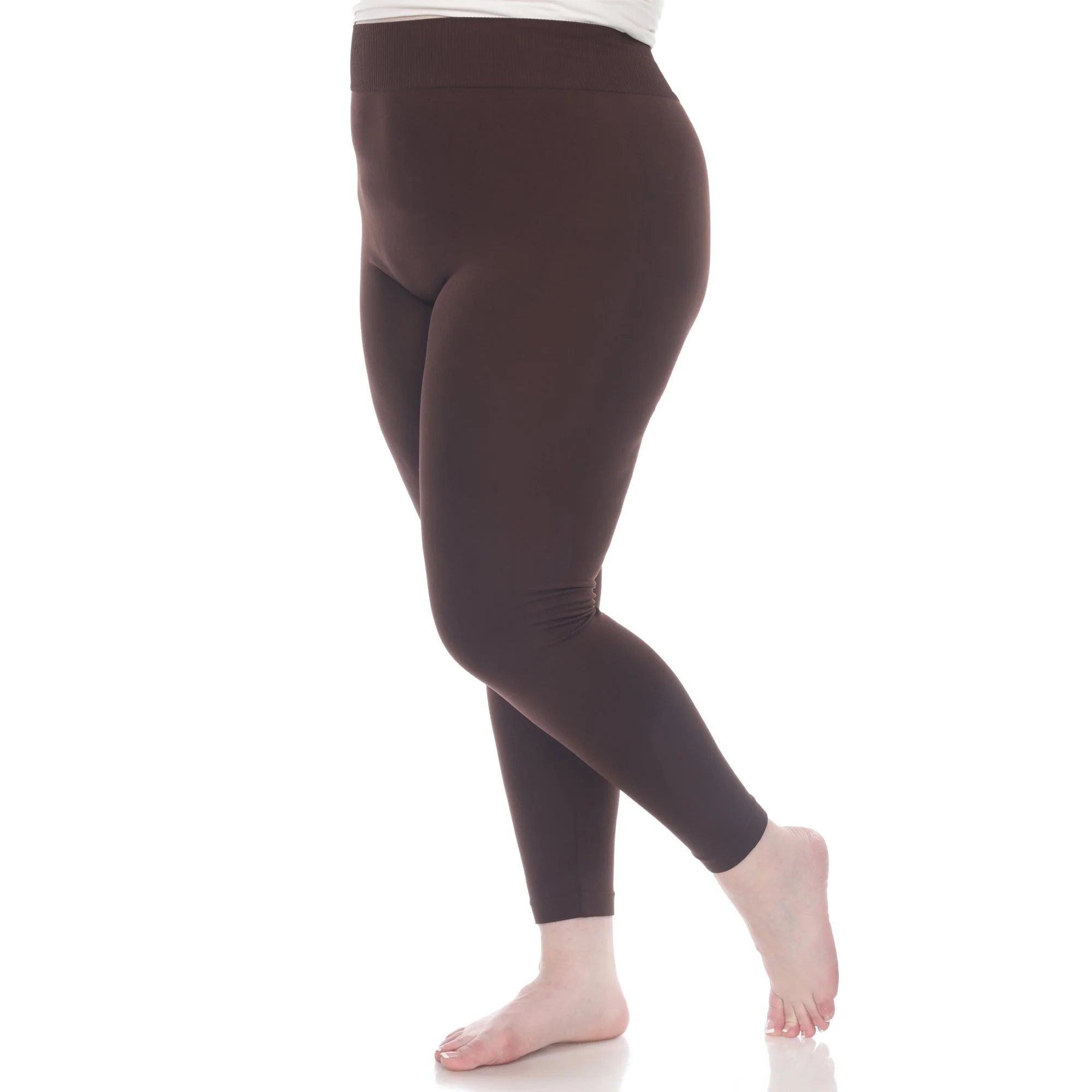 Women's Super-Stretch Solid Leggings - Plus - Image 6