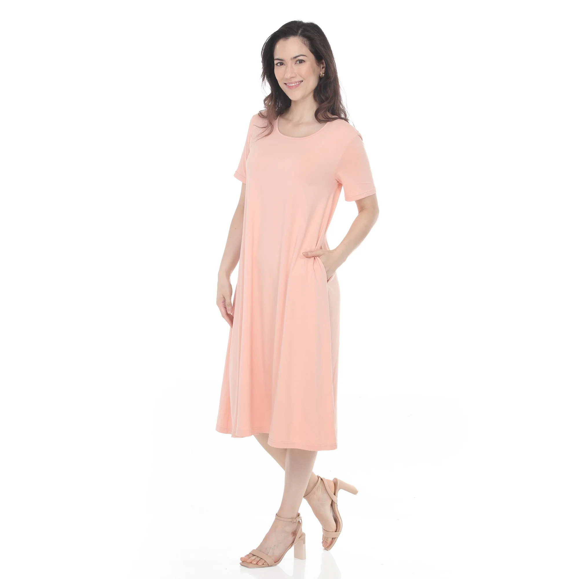 Women's Tee Swing Midi Dress - Image 18